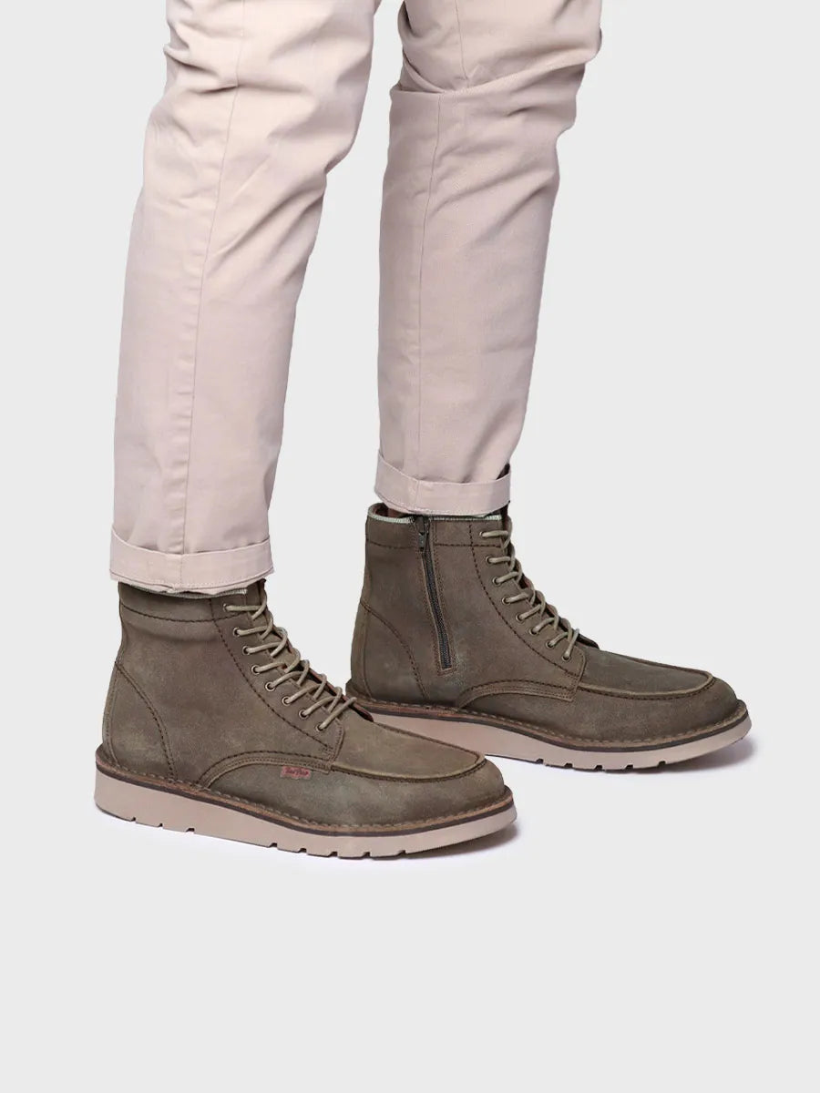 Toni Pons Oriol-SW bottine homme cuir taupe