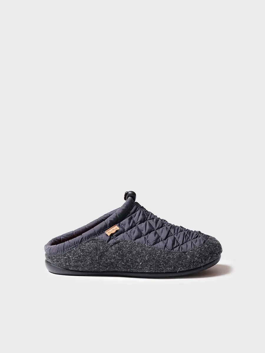 Toni Pons Nadir-UM chaussons homme gris feutrine