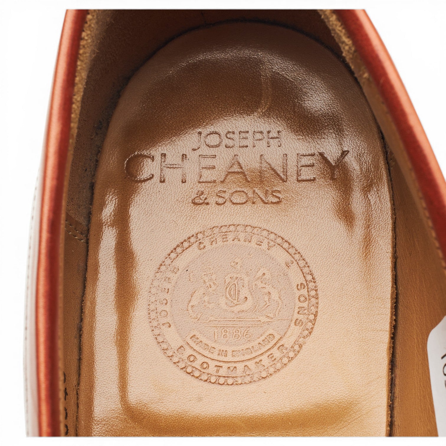 Cheaney Cannon mocassins cuir marron UK 7.5