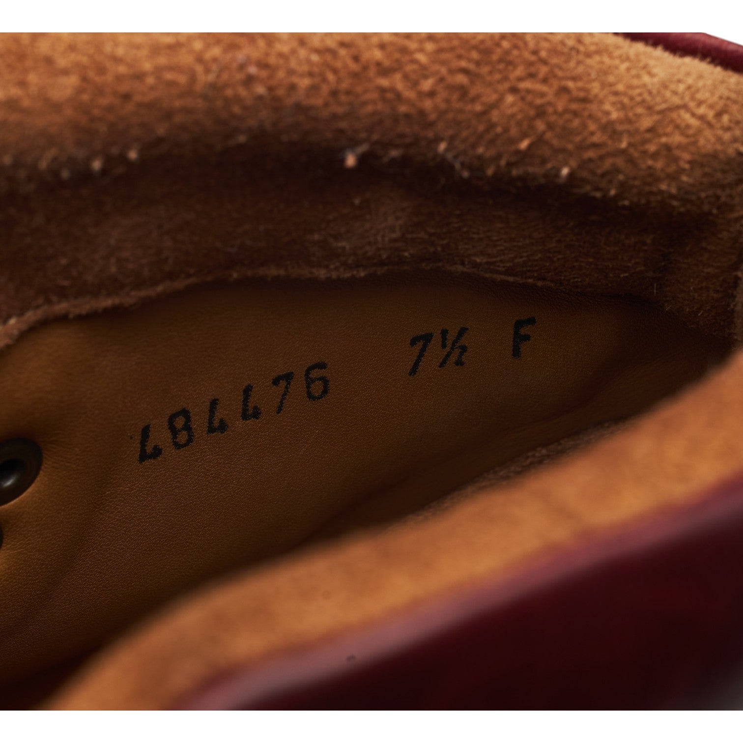 Barker Frank boots cuir bordeaux UK 7.5