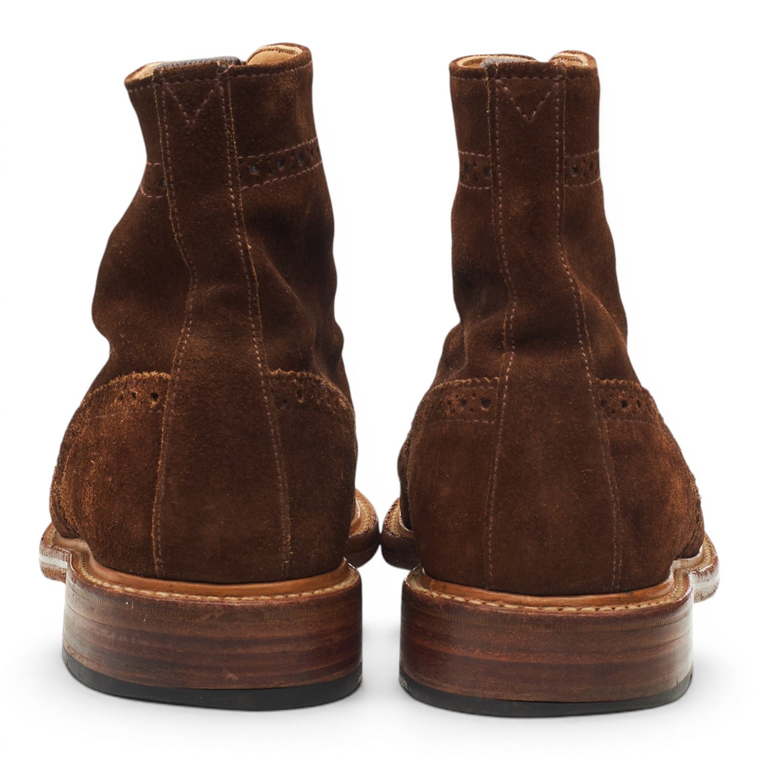 Herring Newmarket bottines daim marron UK 8.5