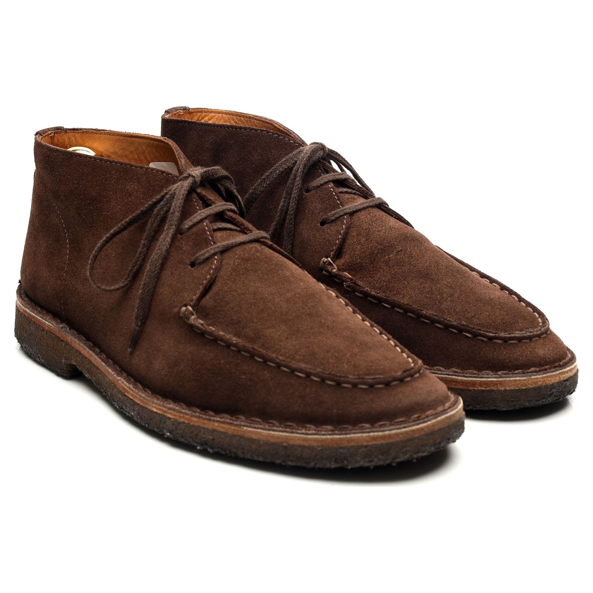 Drake's Crosby boots daim marron UK 9.5