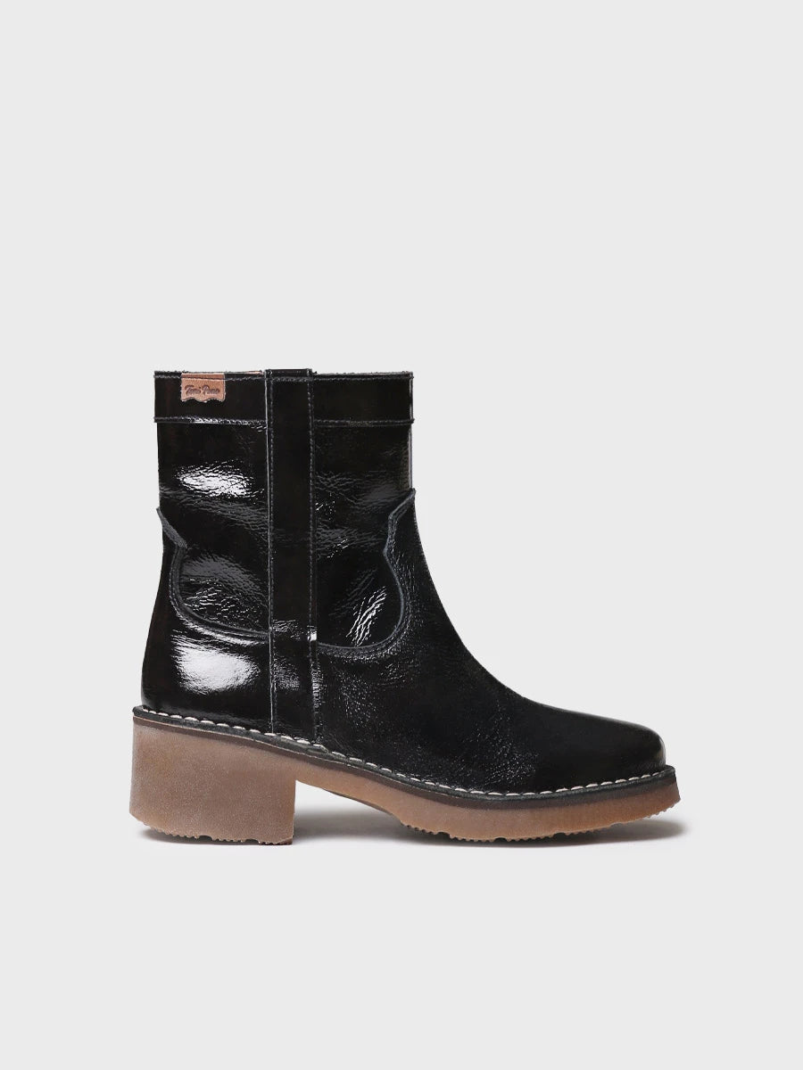 Toni Pons Iris-CA bottines vernis zip latéral