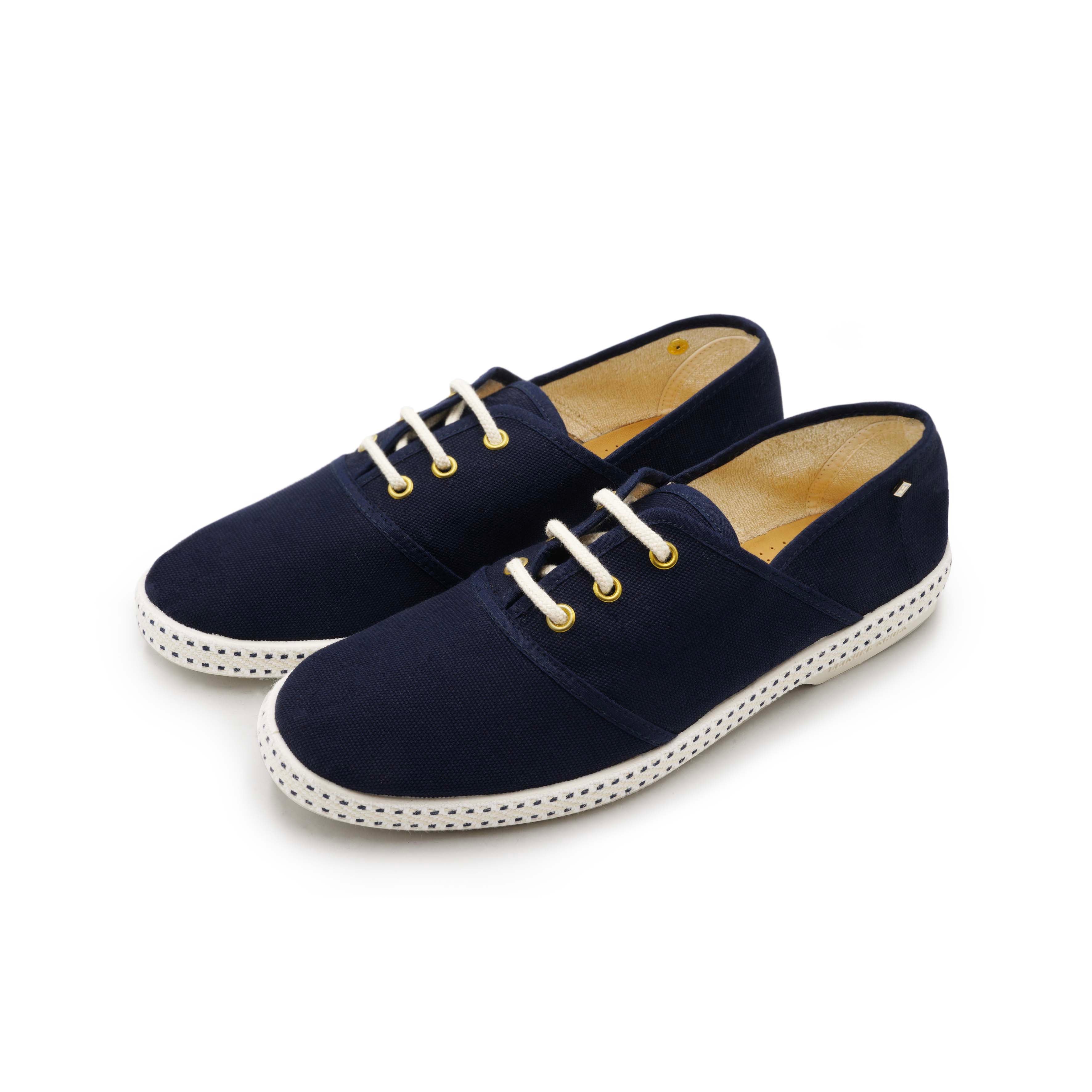 Rivieras Lacets 4014 espadrilles toile marine coton