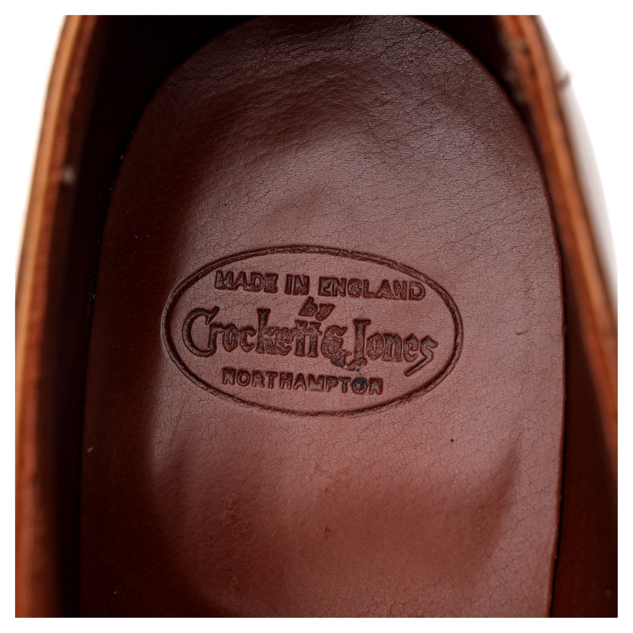 Crockett & Jones Rosemoor richelieu cuir tabac UK 7.5 cuir