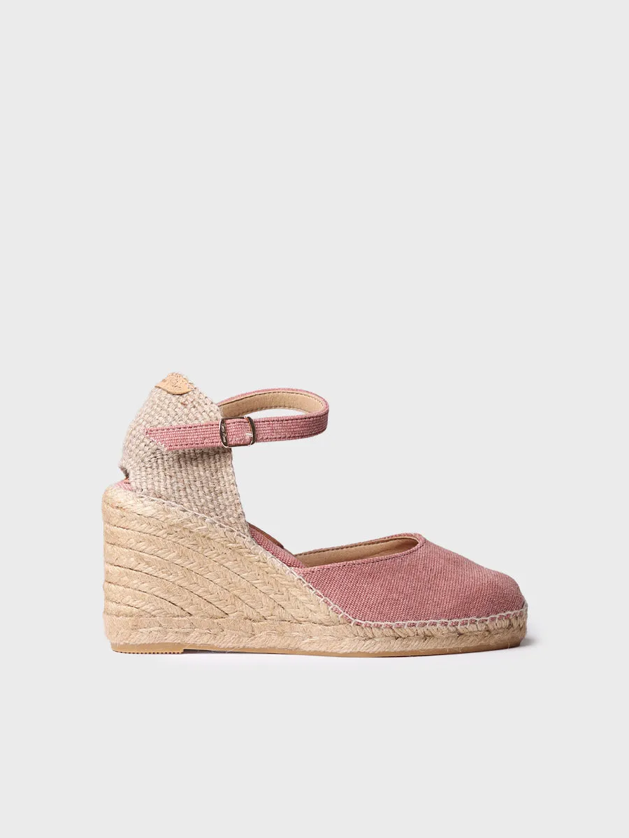 Toni Pons Piper-GY espadrilles lin coton talon 7 cm
