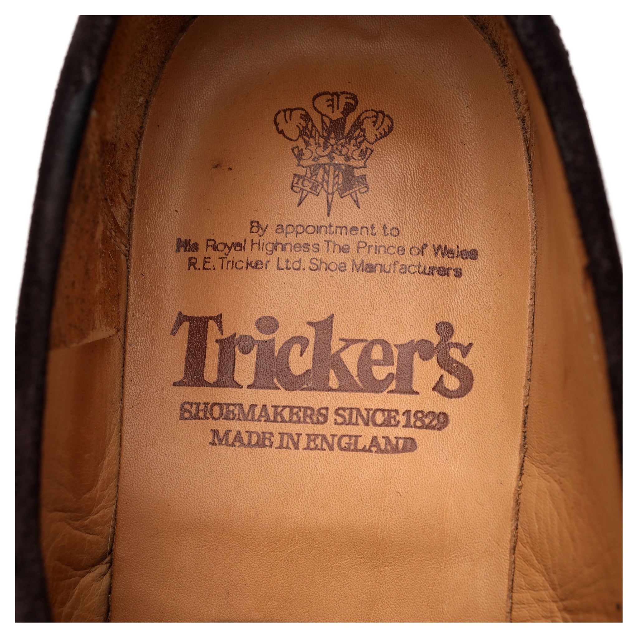 Tricker's James mocassin daim marron UK 7