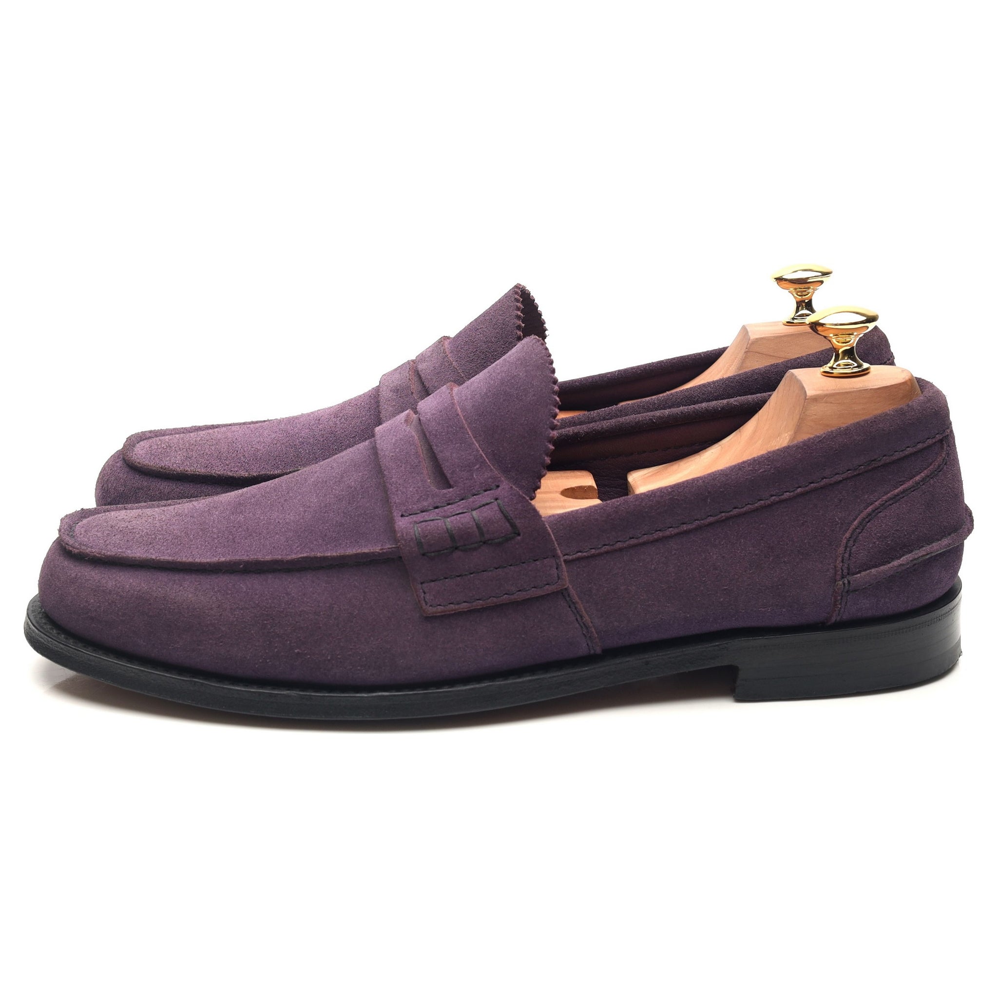 Church's Pembrey mocassins daim violet pointure UK 10
