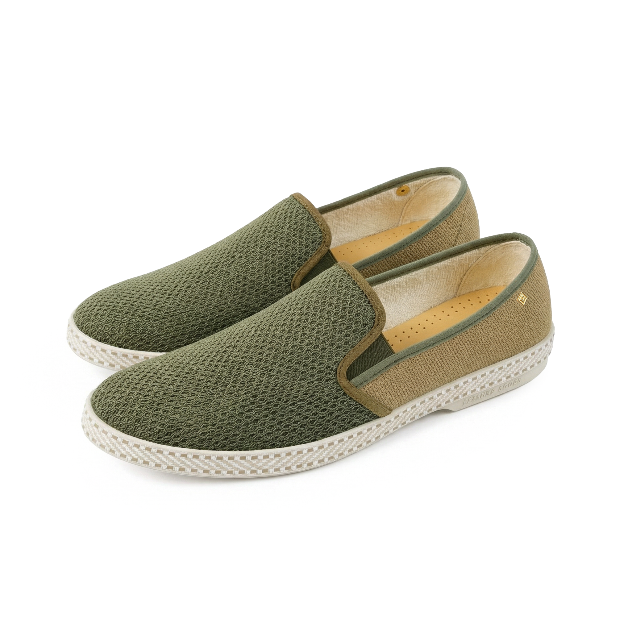 Rivieras Classic Match Kaki espadrilles kaki toile sable