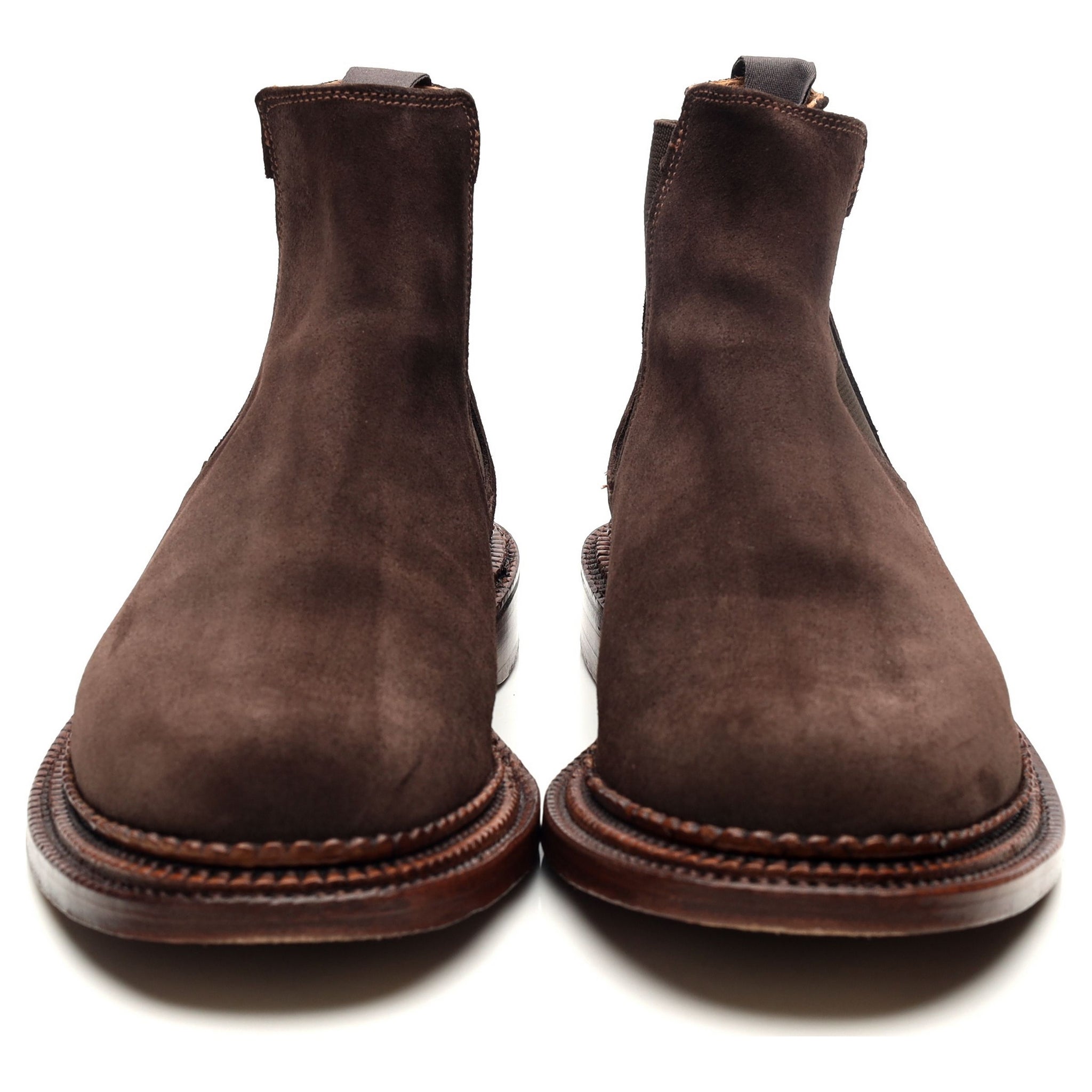 Grenson Christopher boots chelsea daim marron 44
