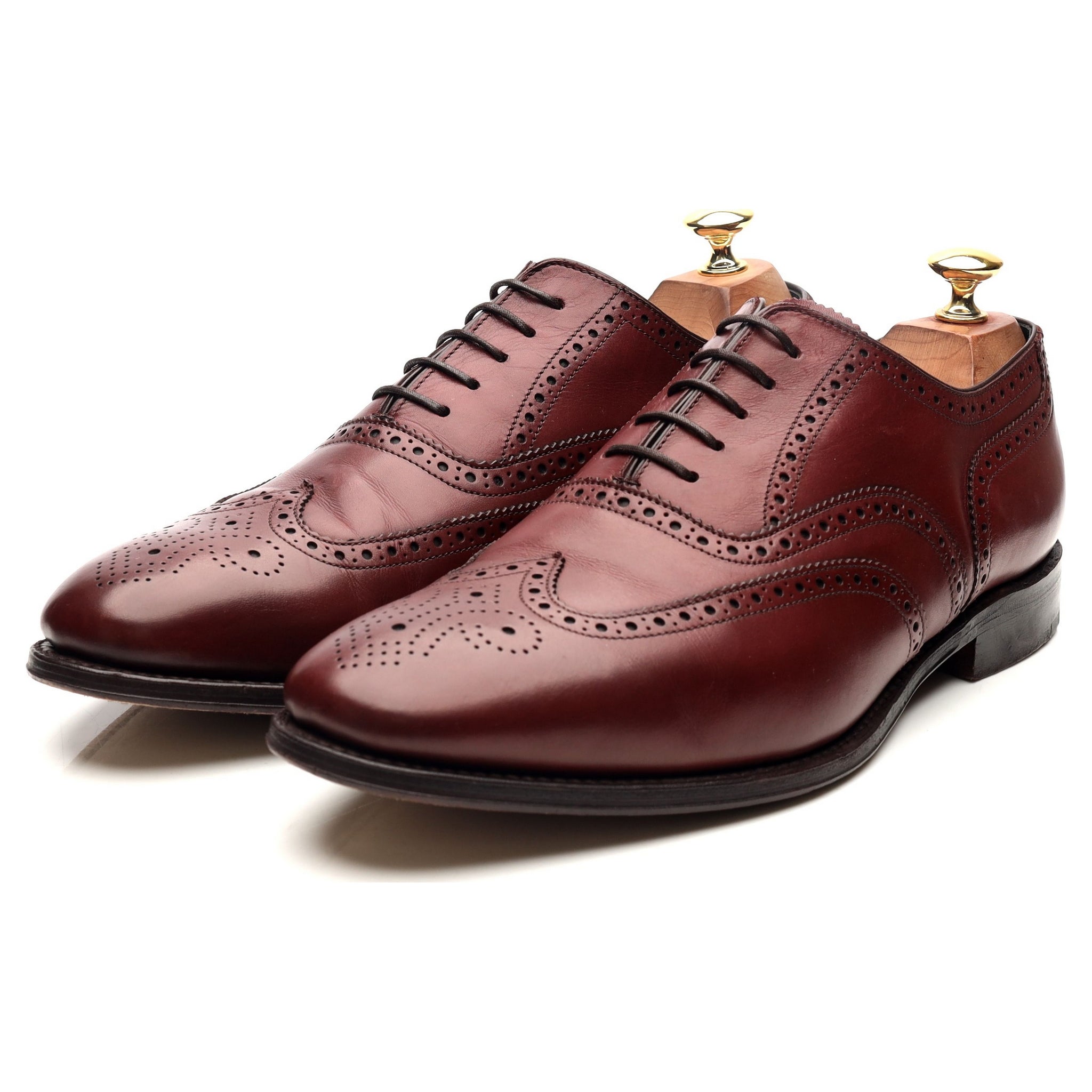 Herring Richmond brogues cuir bordeaux UK 9,5