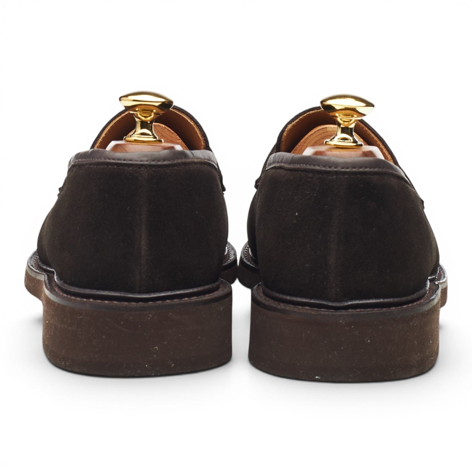 Crockett & Jones Boston mocassin suède marron UK 6.5