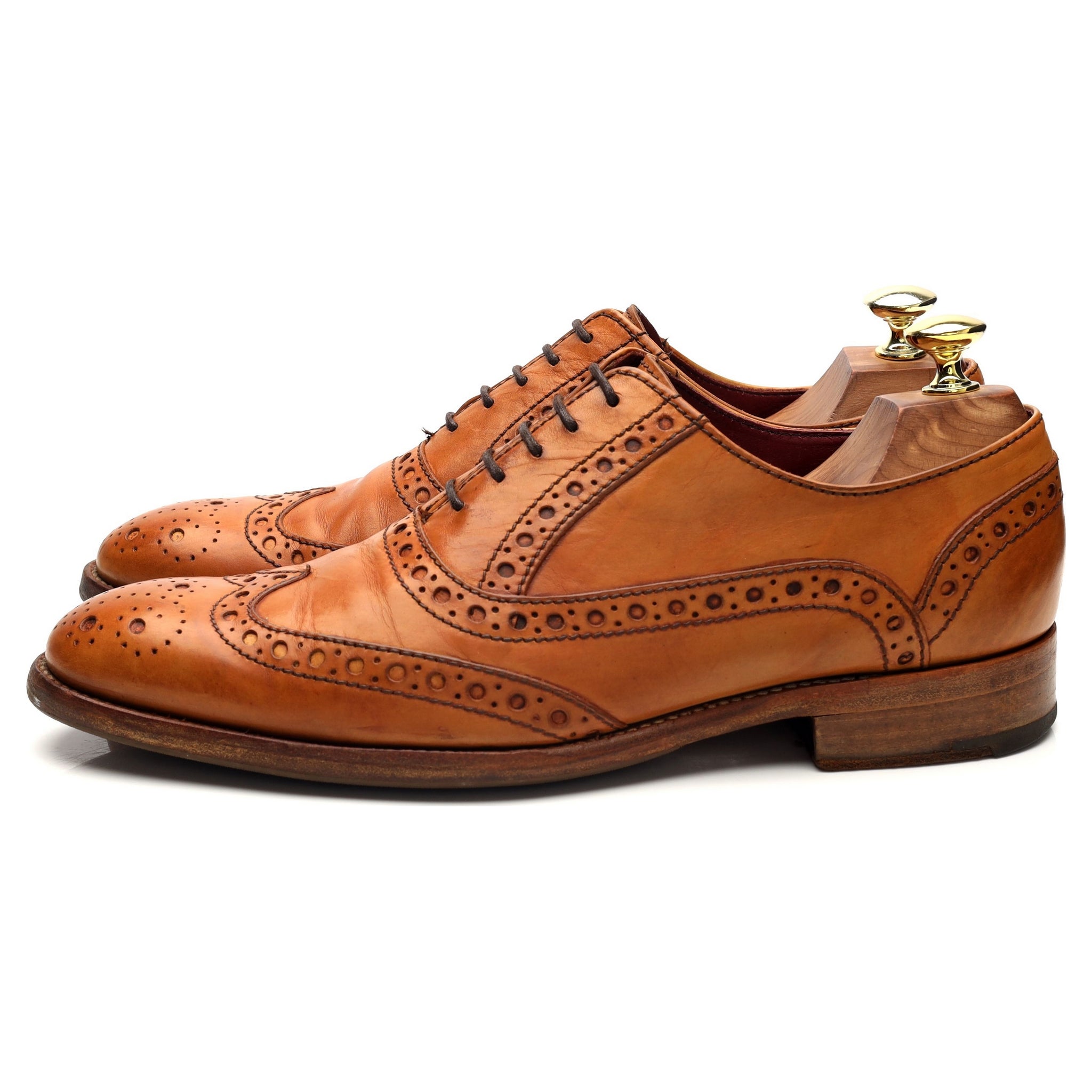 Charles Tyrwhitt richelieu cuir marron clair 7 G