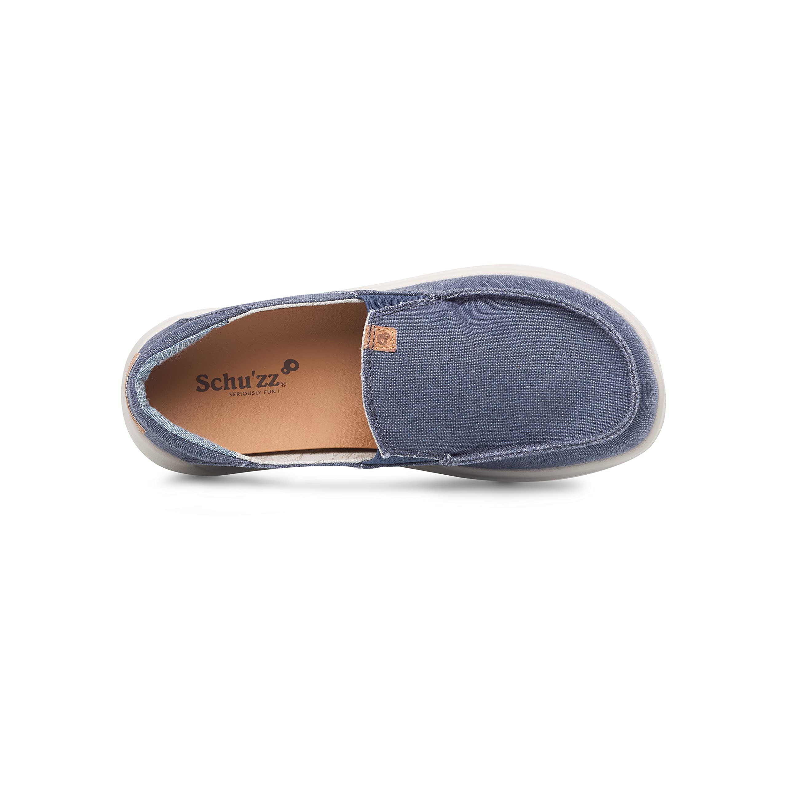 Schu'zz Manon mocassin femme lin coton respirant