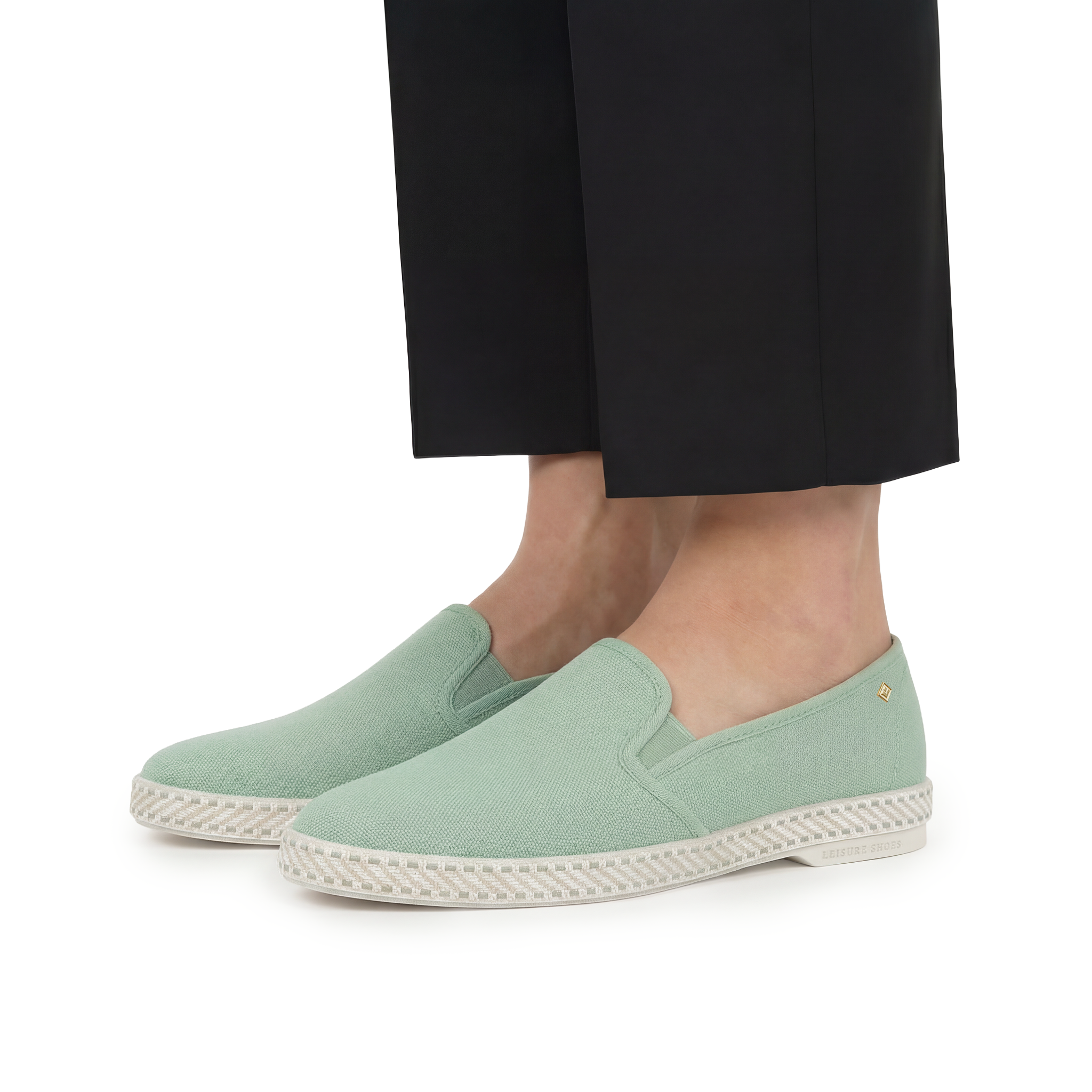 Rivieras Classic 1025 espadrilles vert d'eau toile