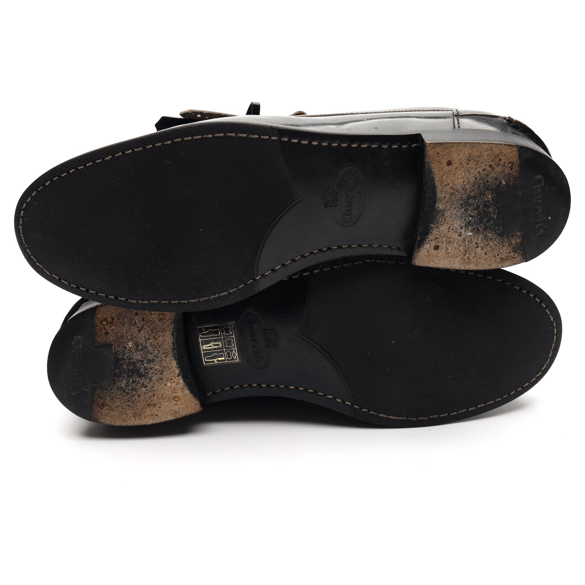 Church's Gracie mocassins cuir gris à franges 36,5