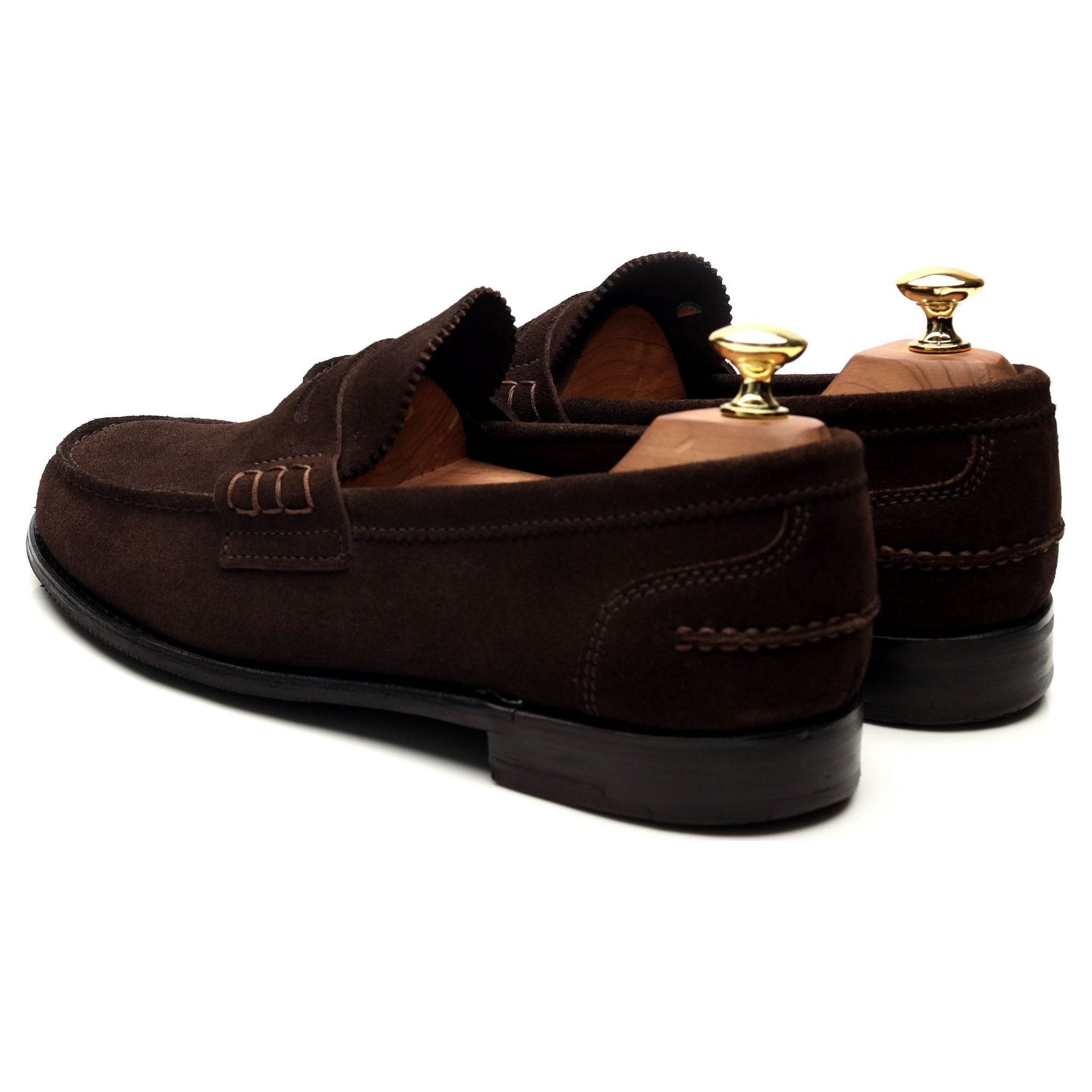 Cheaney Dover D mocassins daim marron UK 8