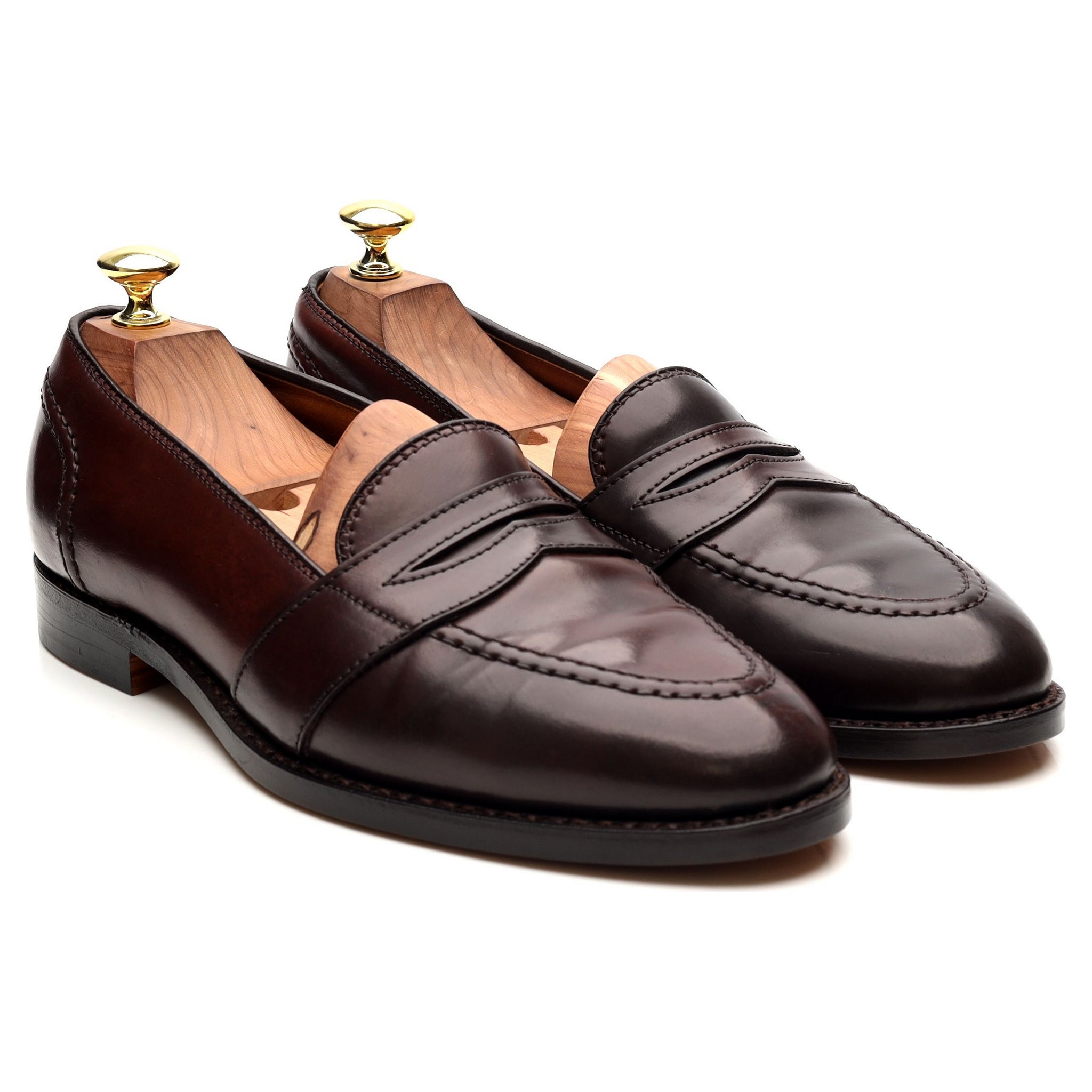 Alden 684 mocassins cordovan bordeaux pointure 7.5 UK