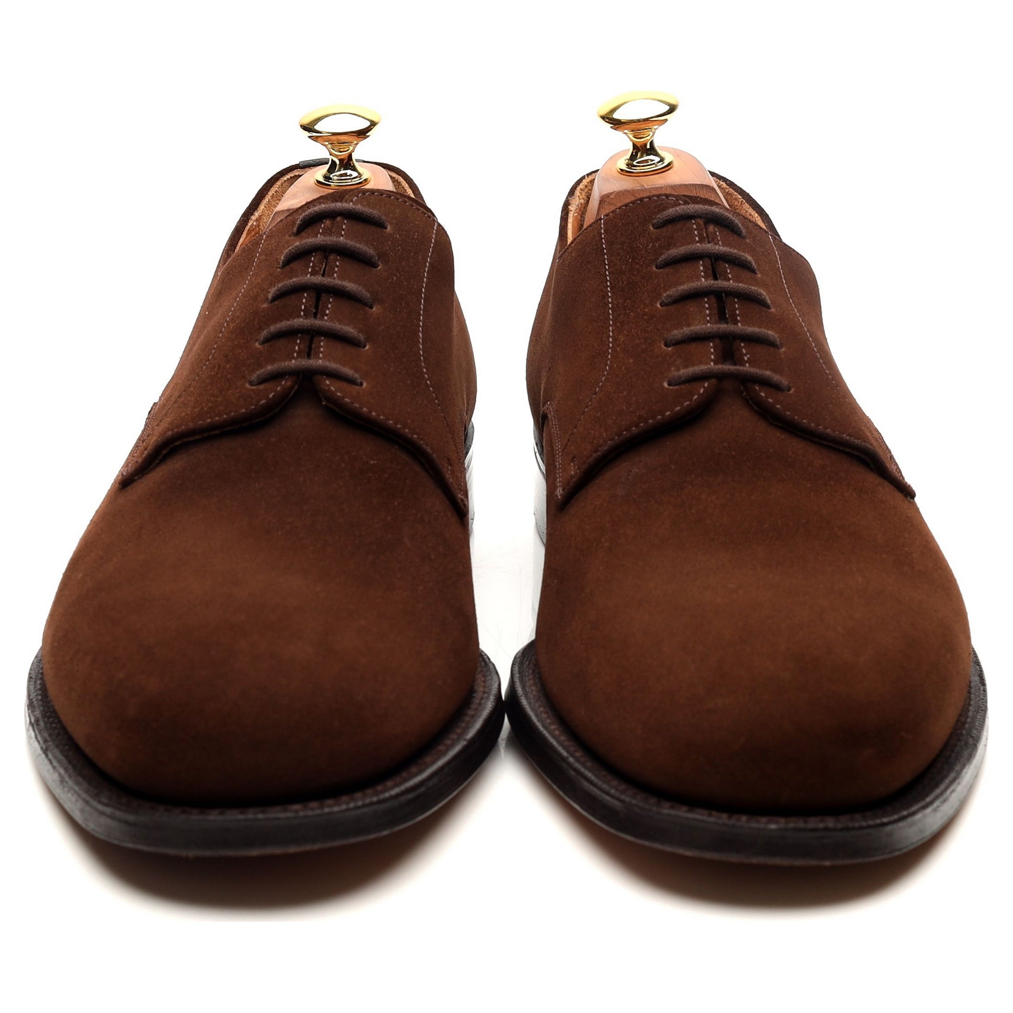 Church's Cranfield derby daim marron pointure UK 10 H