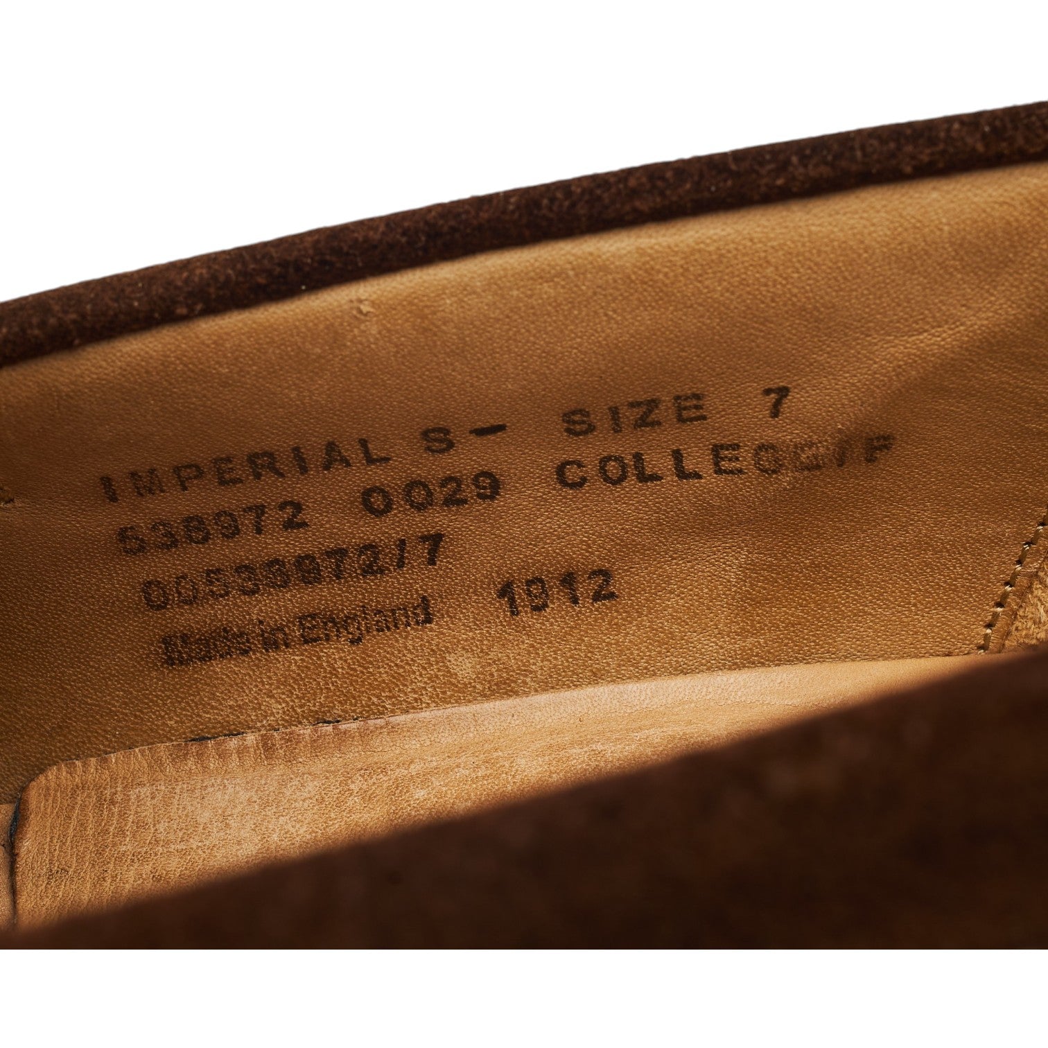 Loake Imperial mocassin daim marron tabac 7 UK