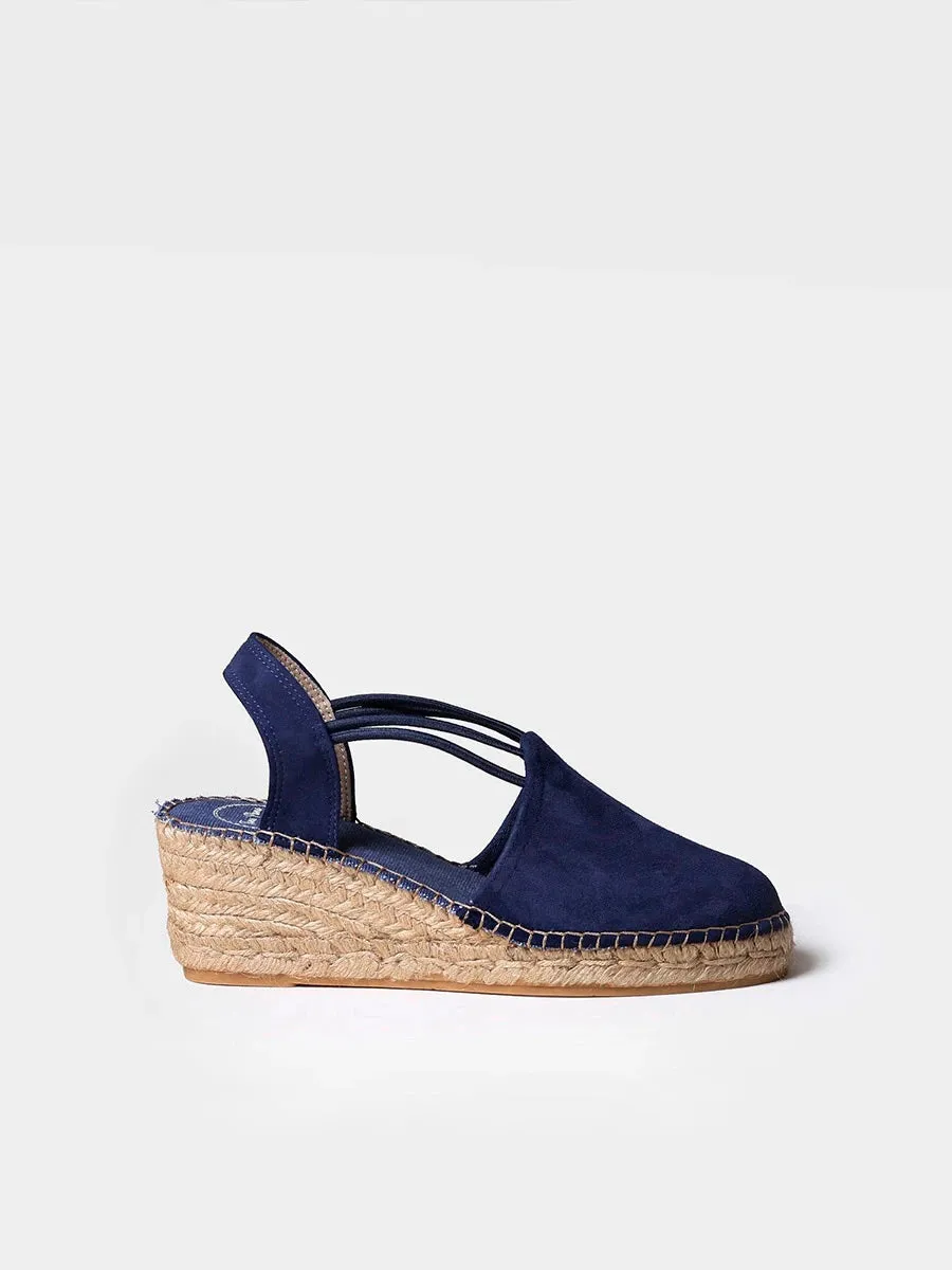 Toni Pons Tremp espadrille compensée daim talon 6 cm