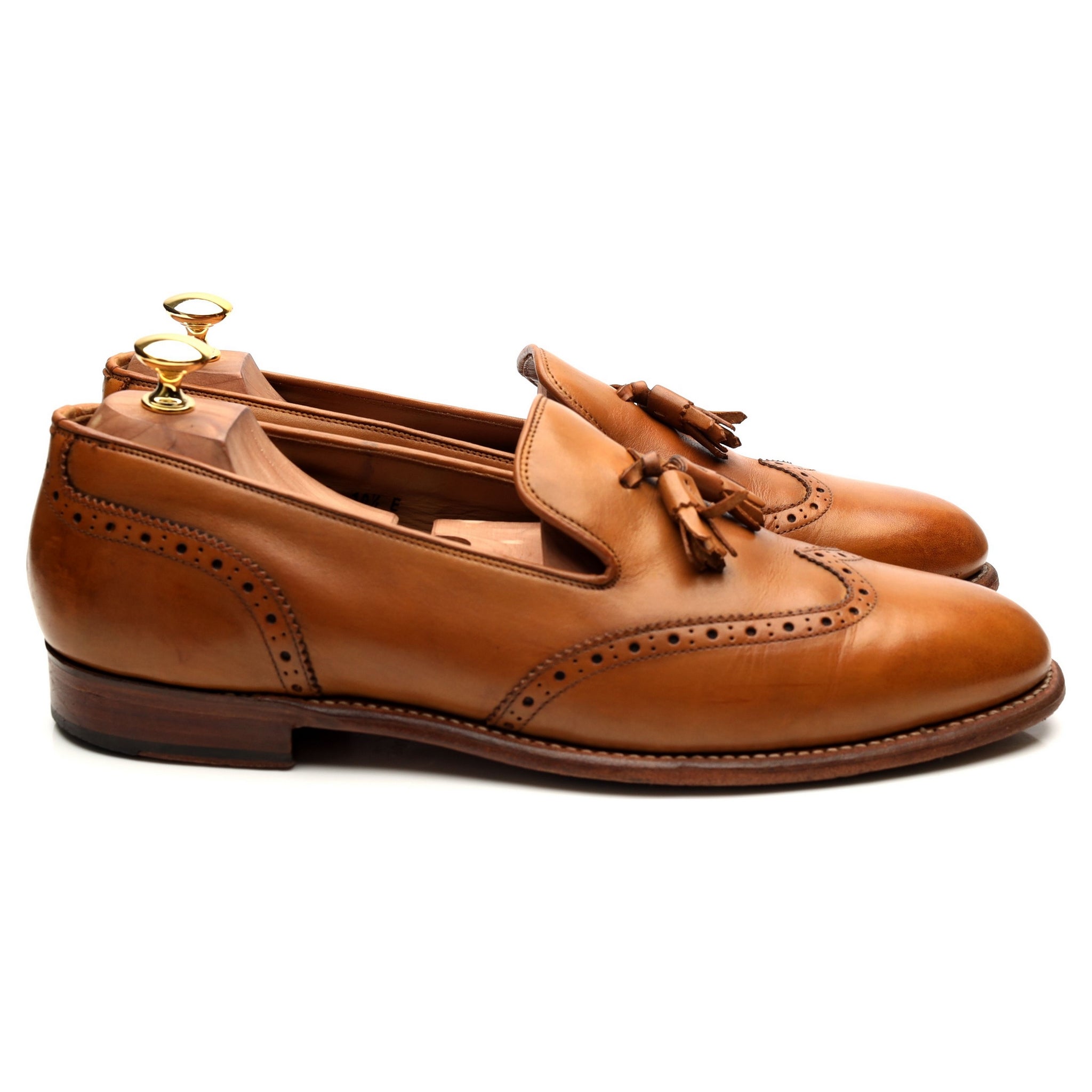 Grenson Monty mocassins glands cuir marron 10.5 UK