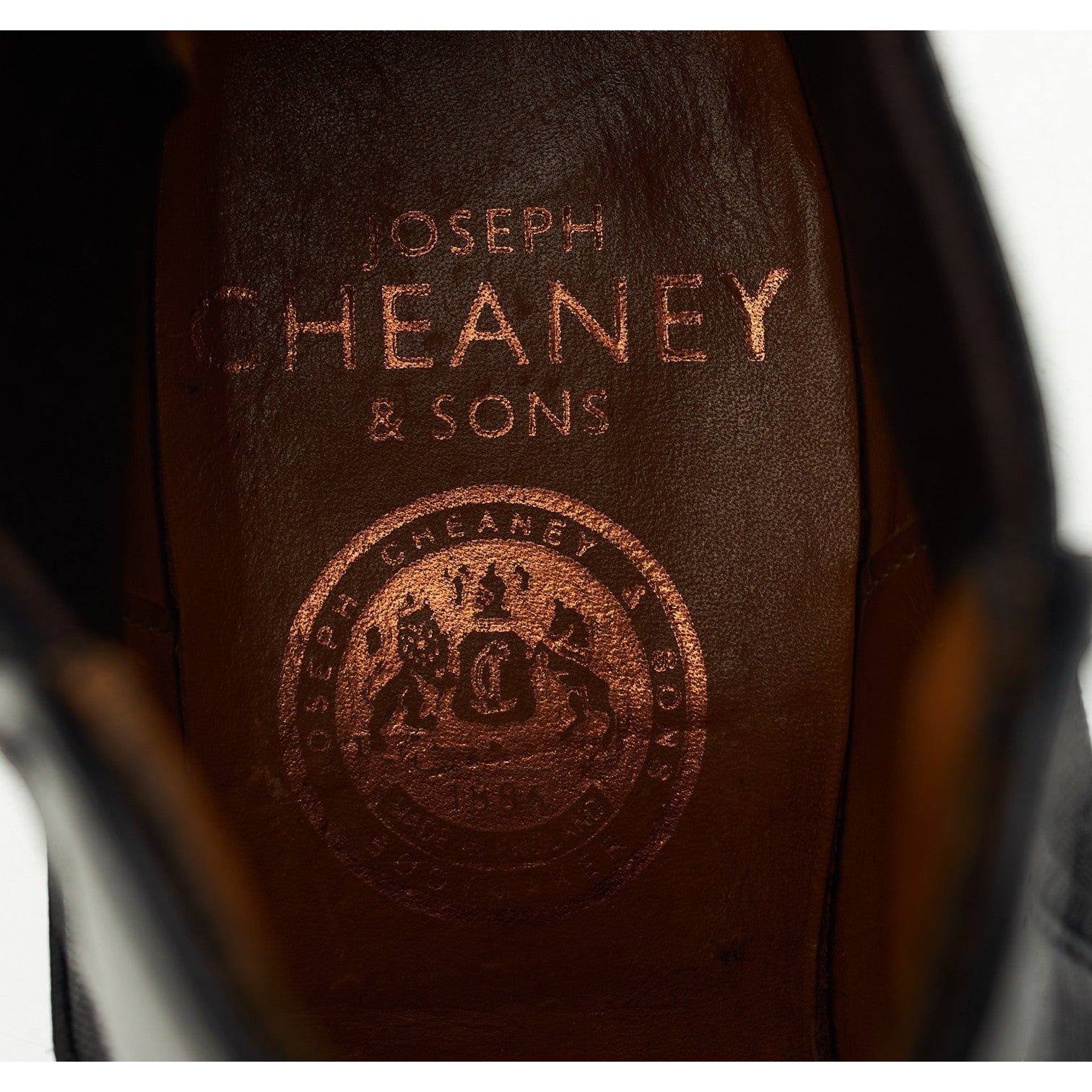 Cheaney Clara bottines chelsea cuir noir pointure UK 5