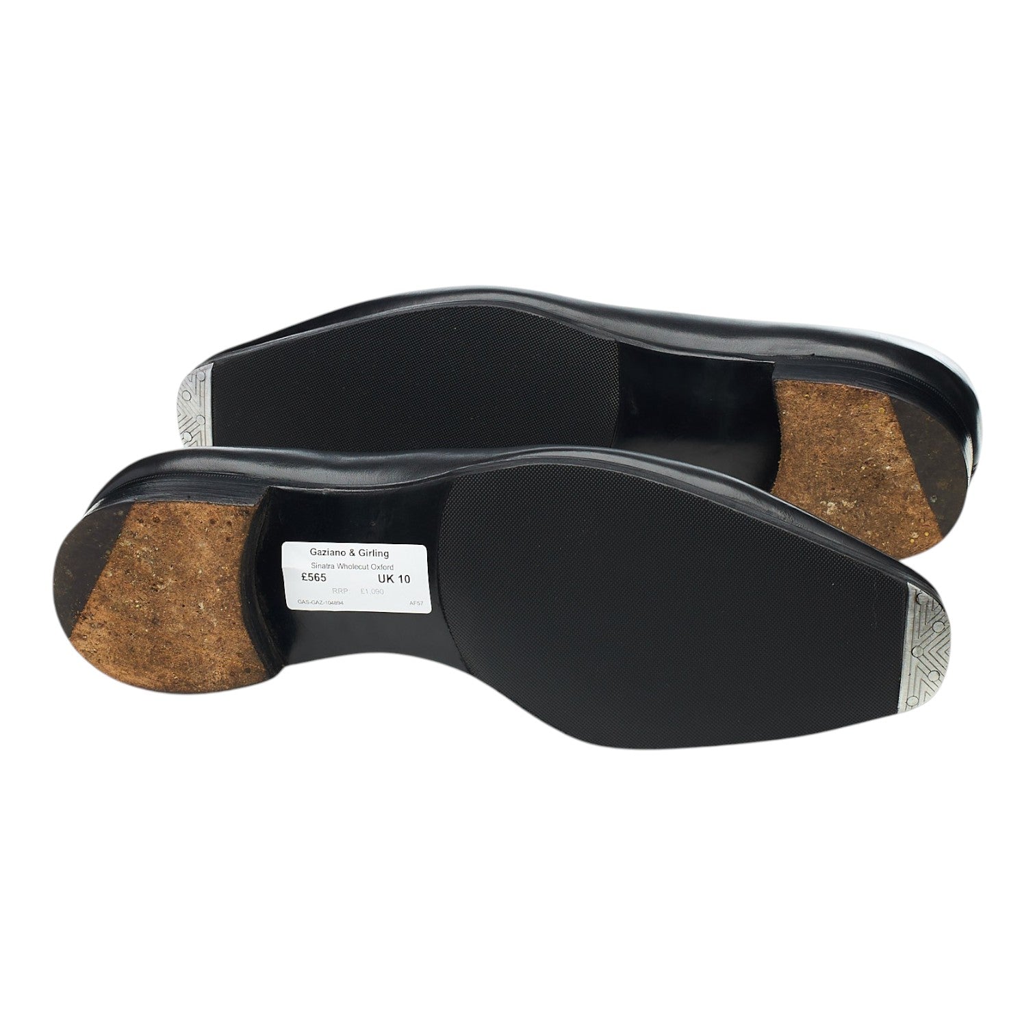 Gaziano & Girling Sinatra richelieu cuir noir UK 10