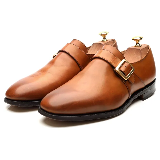 Church’s Sydney chaussures monk UK 10.5 G cuir marron
