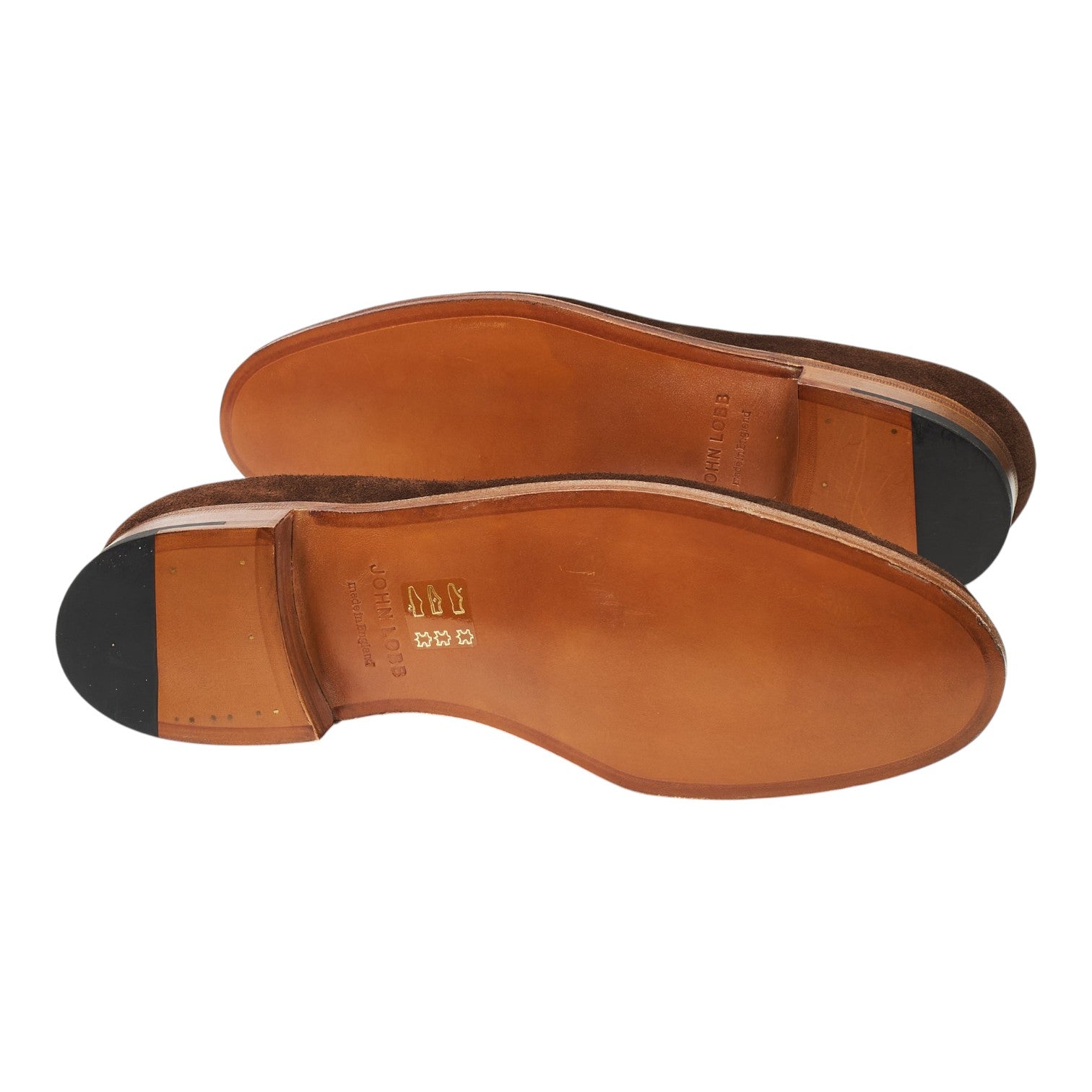 John Lobb Edmond mocassins daim marron 6,5
