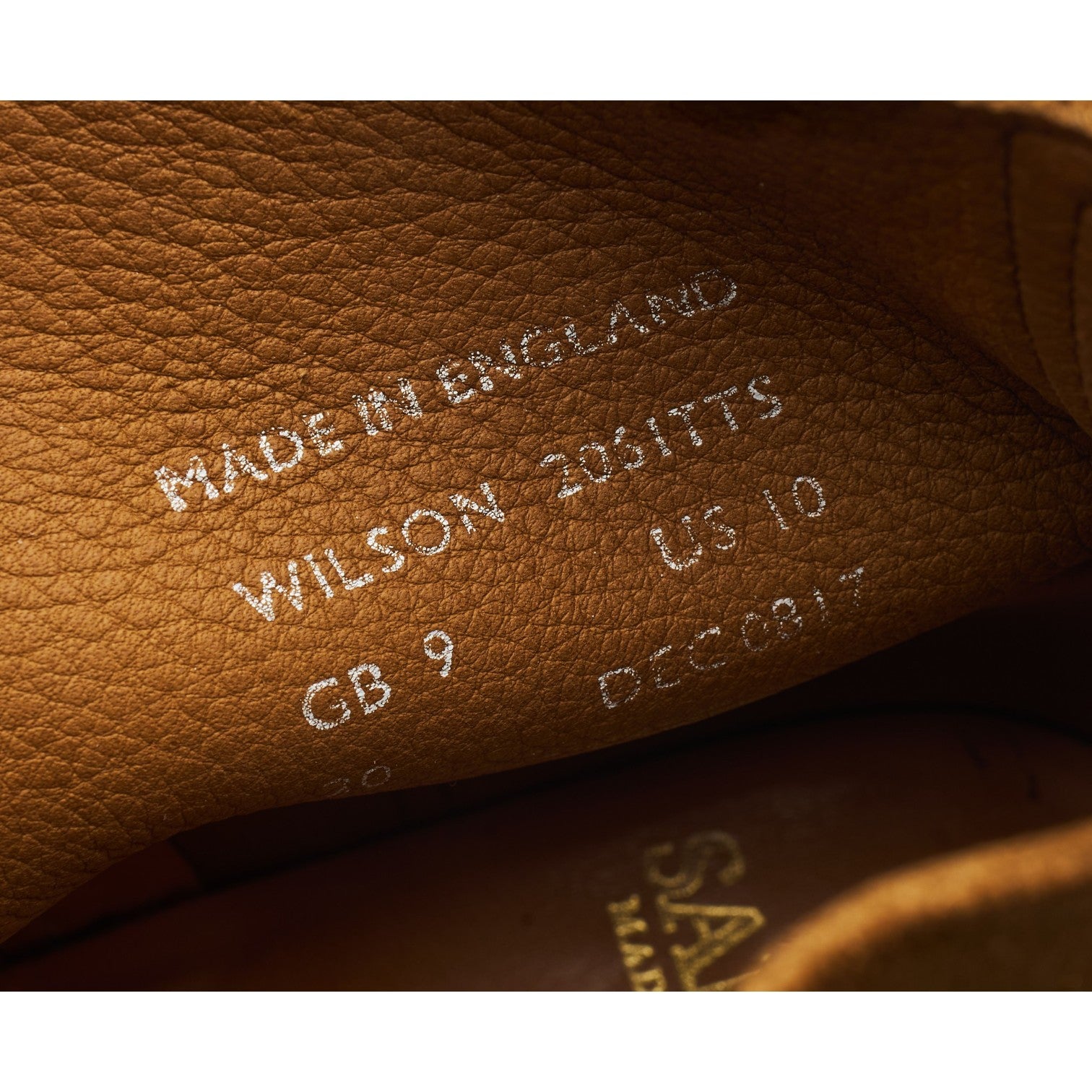 Sanders Wilson boots suède tabac UK 9