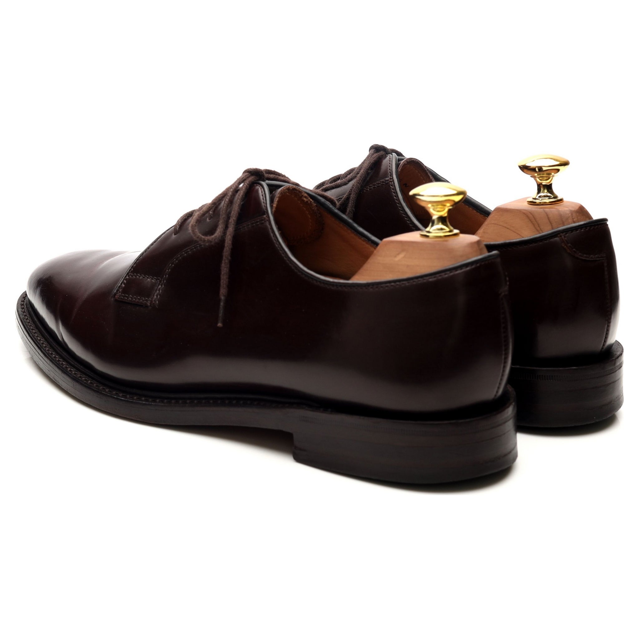 Loake 771 derby cuir bordeaux UK 7.5