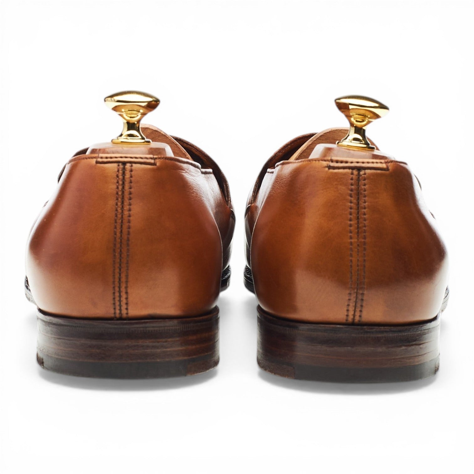New & Lingwood mocassins cuir marron UK 10 butterfly