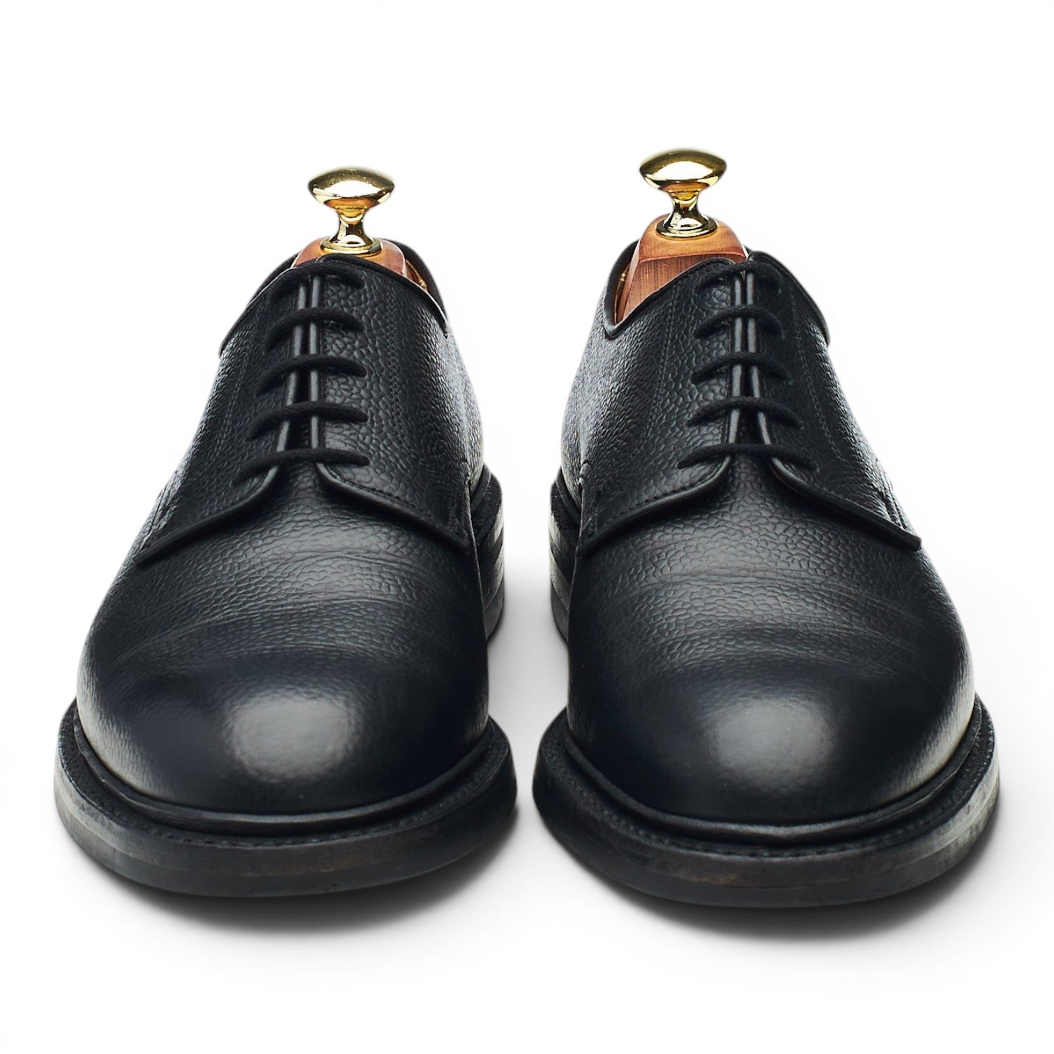 Crockett & Jones Grasmere derby cuir grainé noir UK 7