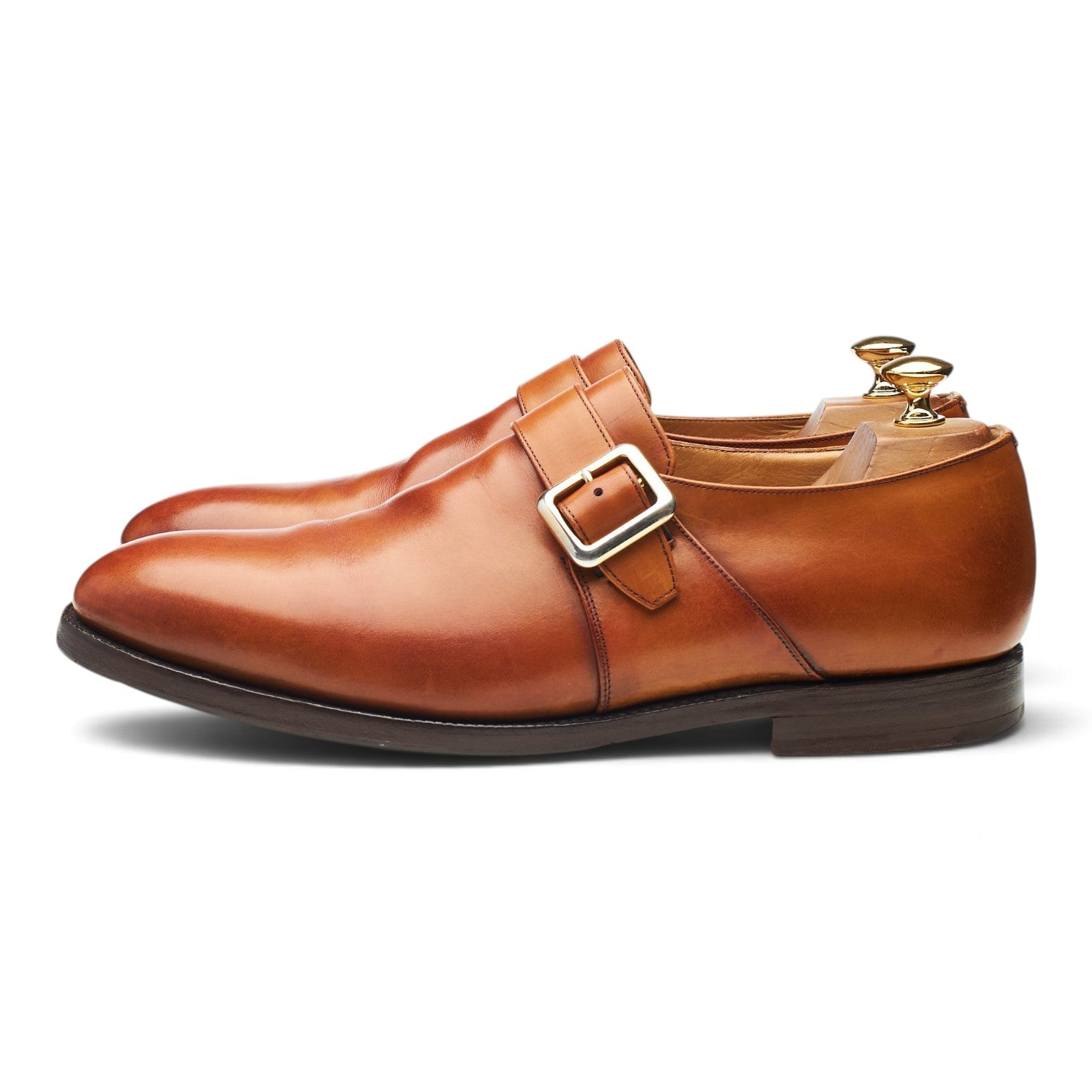 Church's Sydney Monk Cuir Marron Clair UK 10
