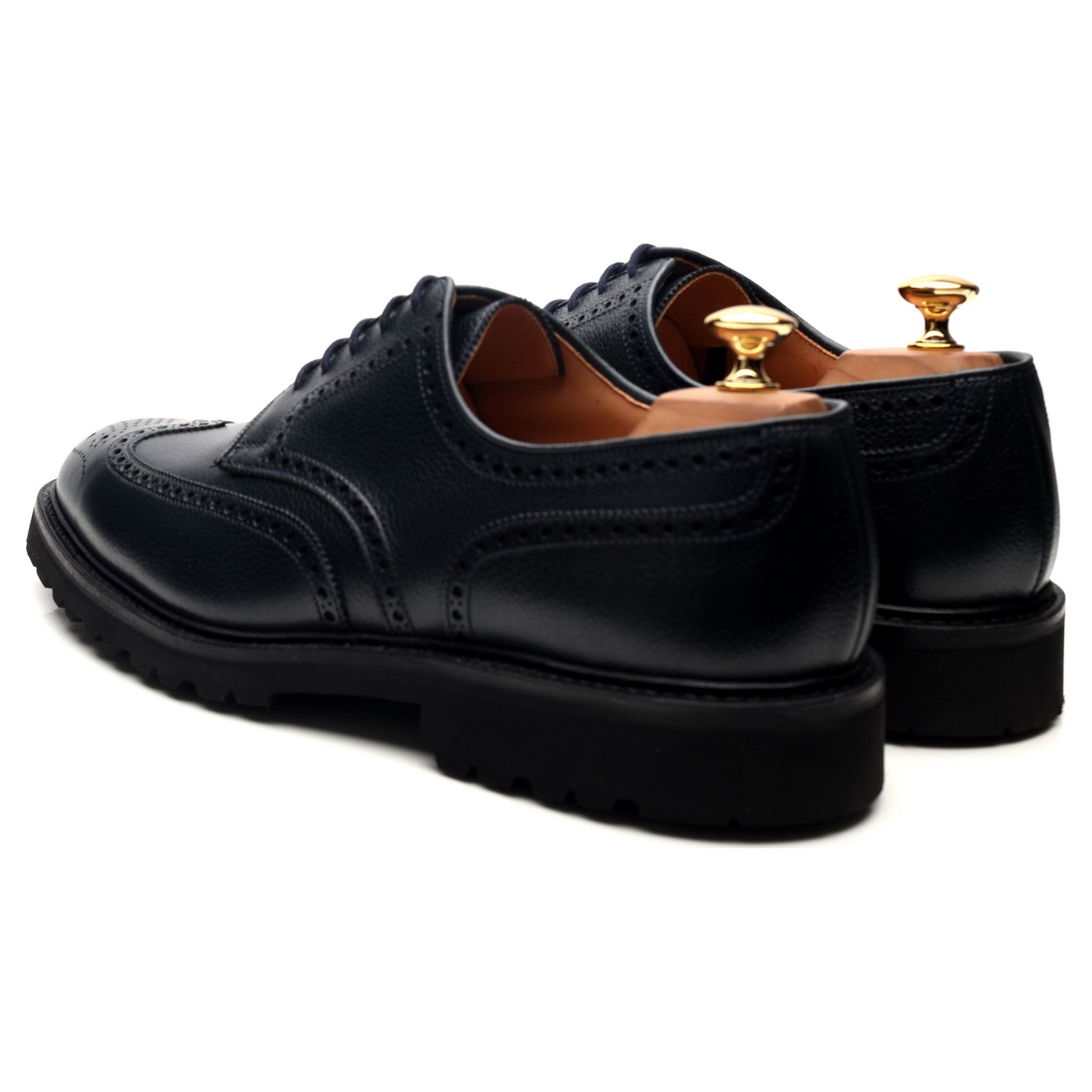 Thom Sweeney Pembroke derbies cuir bleu marine UK 10