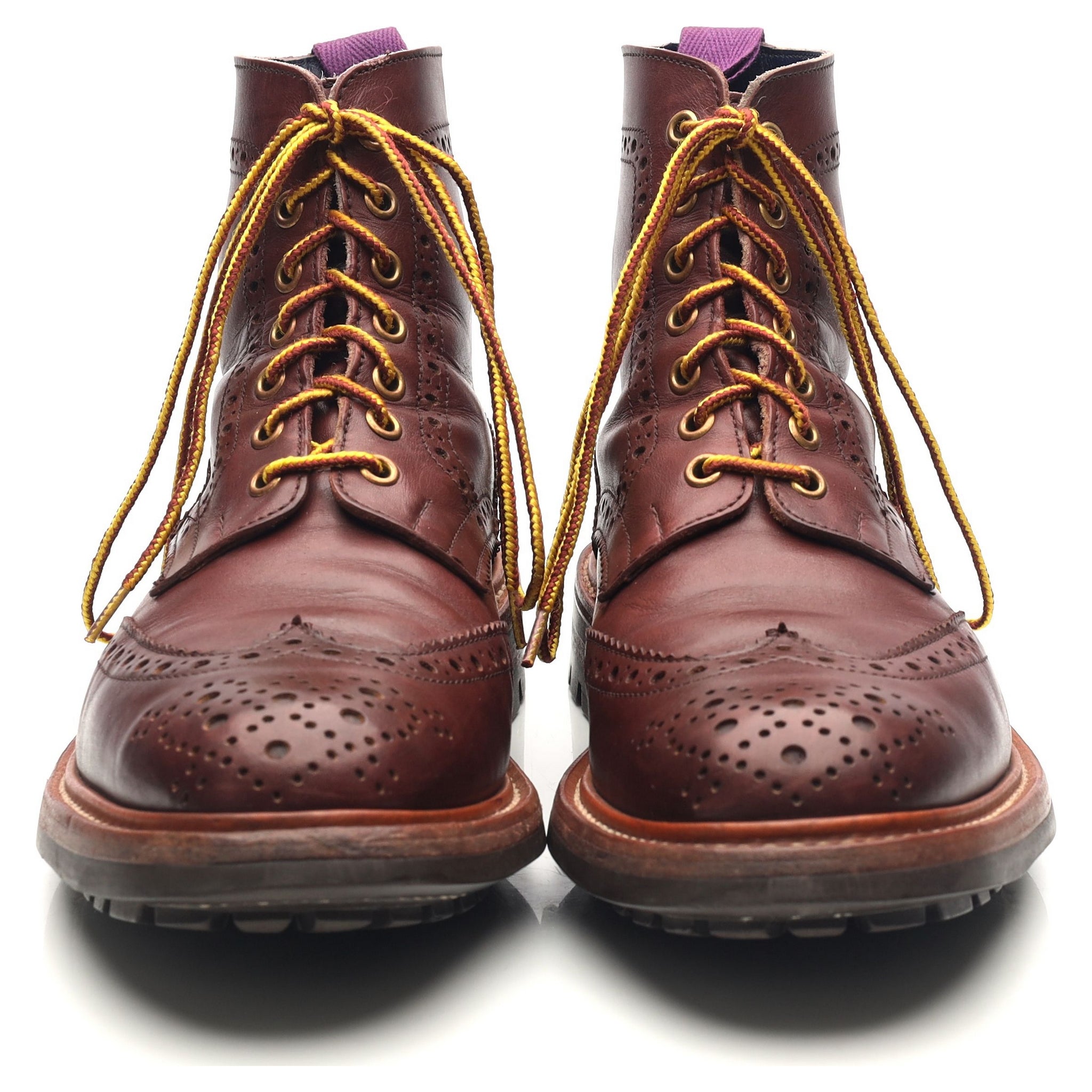 Tricker's Stow boots cuir bordeaux pointure UK 7.5