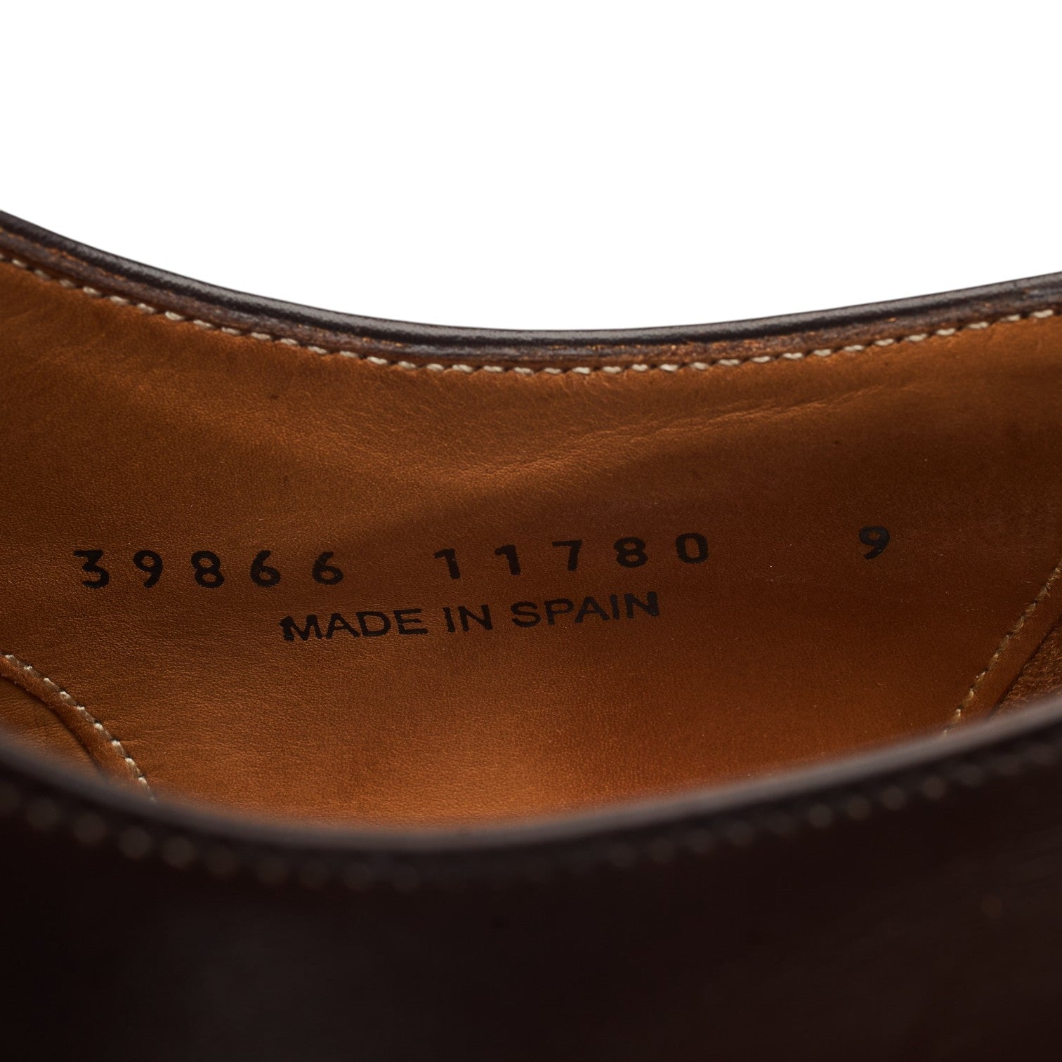 Andres Sendra 11780 oxford cuir marron UK 9