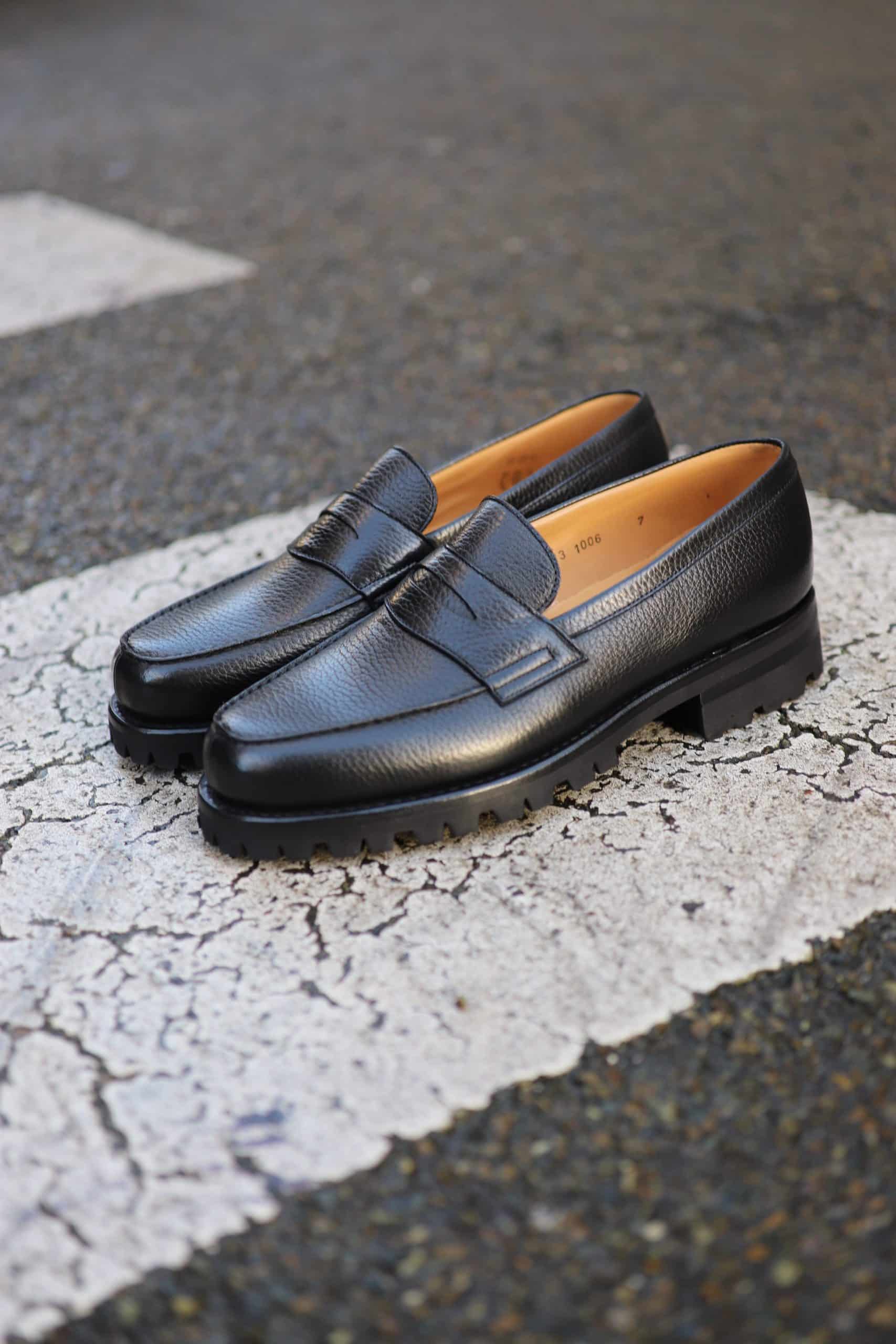 Malfroid Tilsitt II mocassin penny cuir grainé