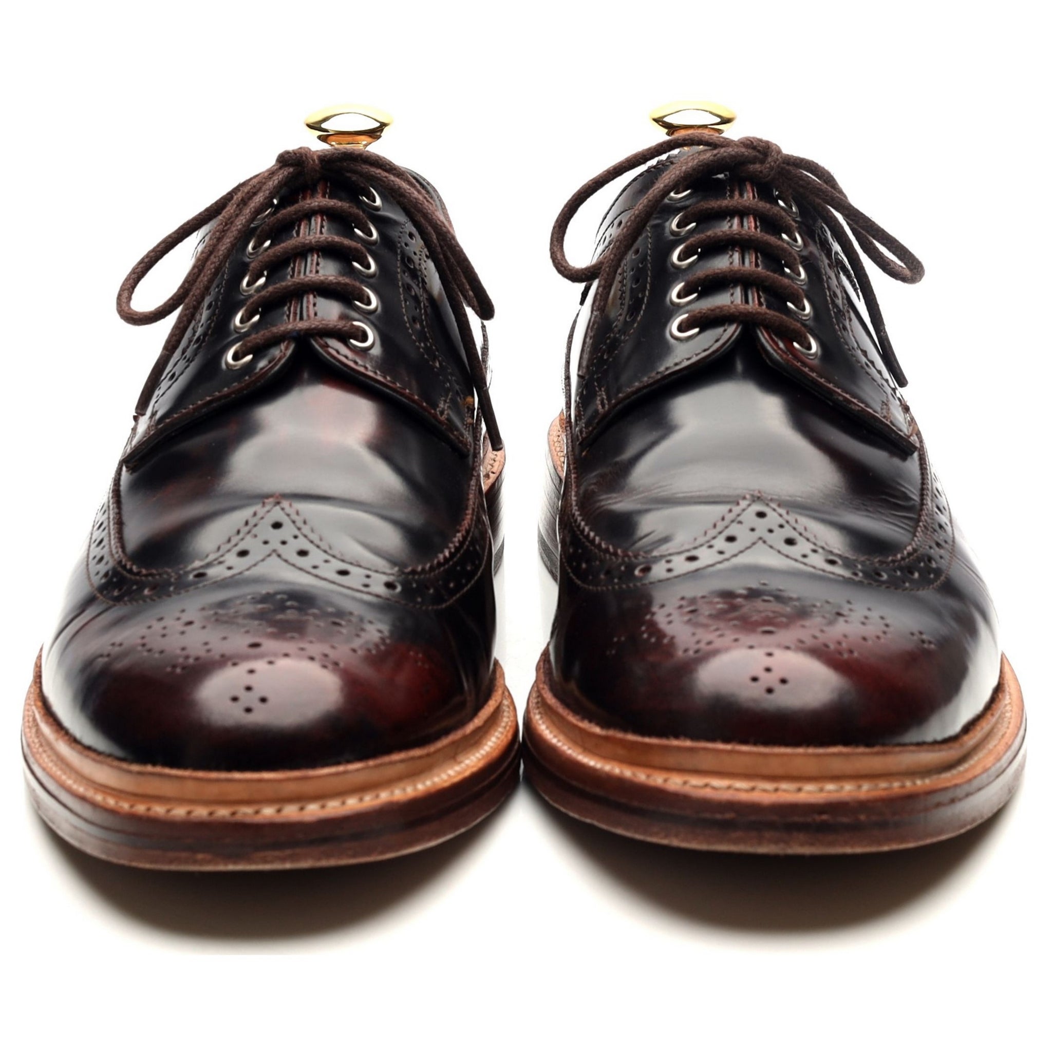Grenson Sid derby cuir bordeaux 9
