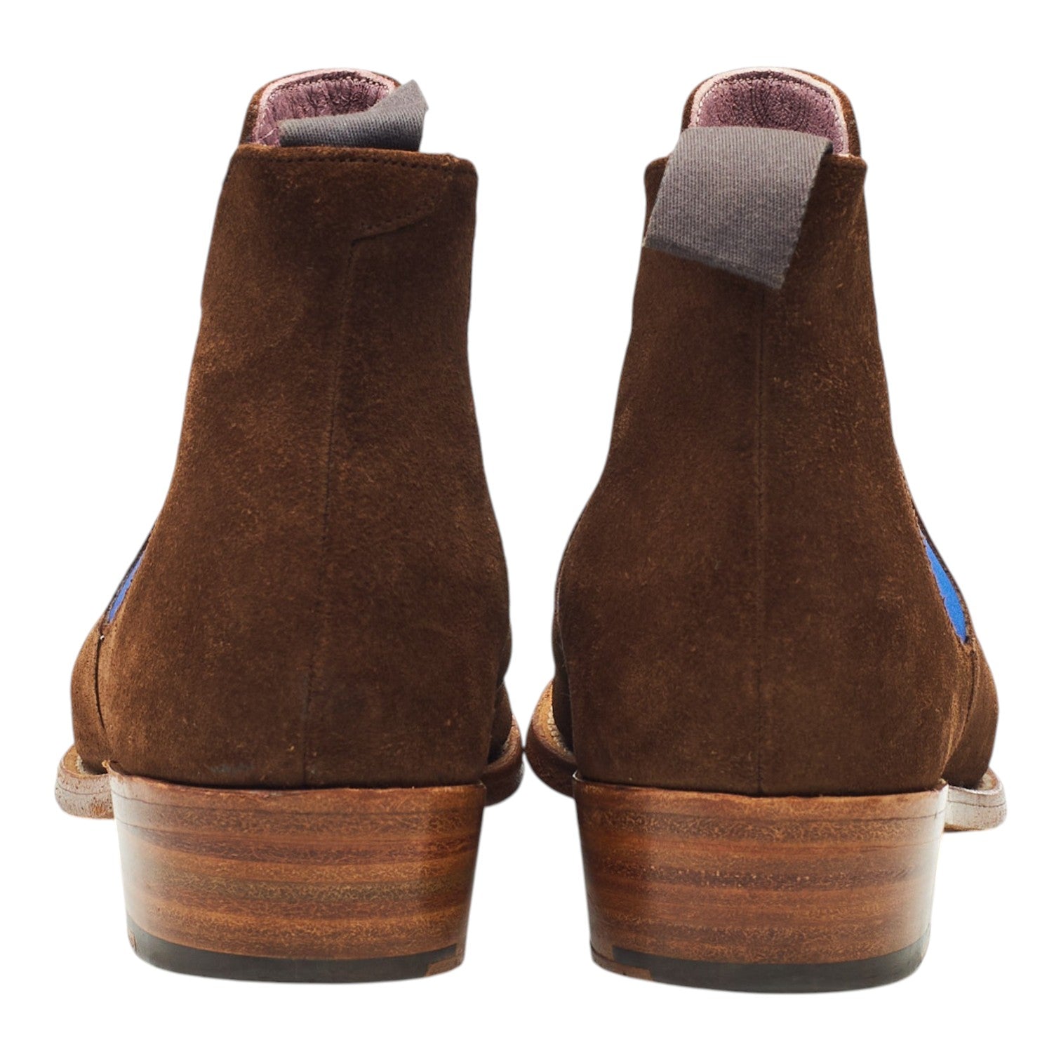 Barker Violet bottines chelsea daim marron UK 4