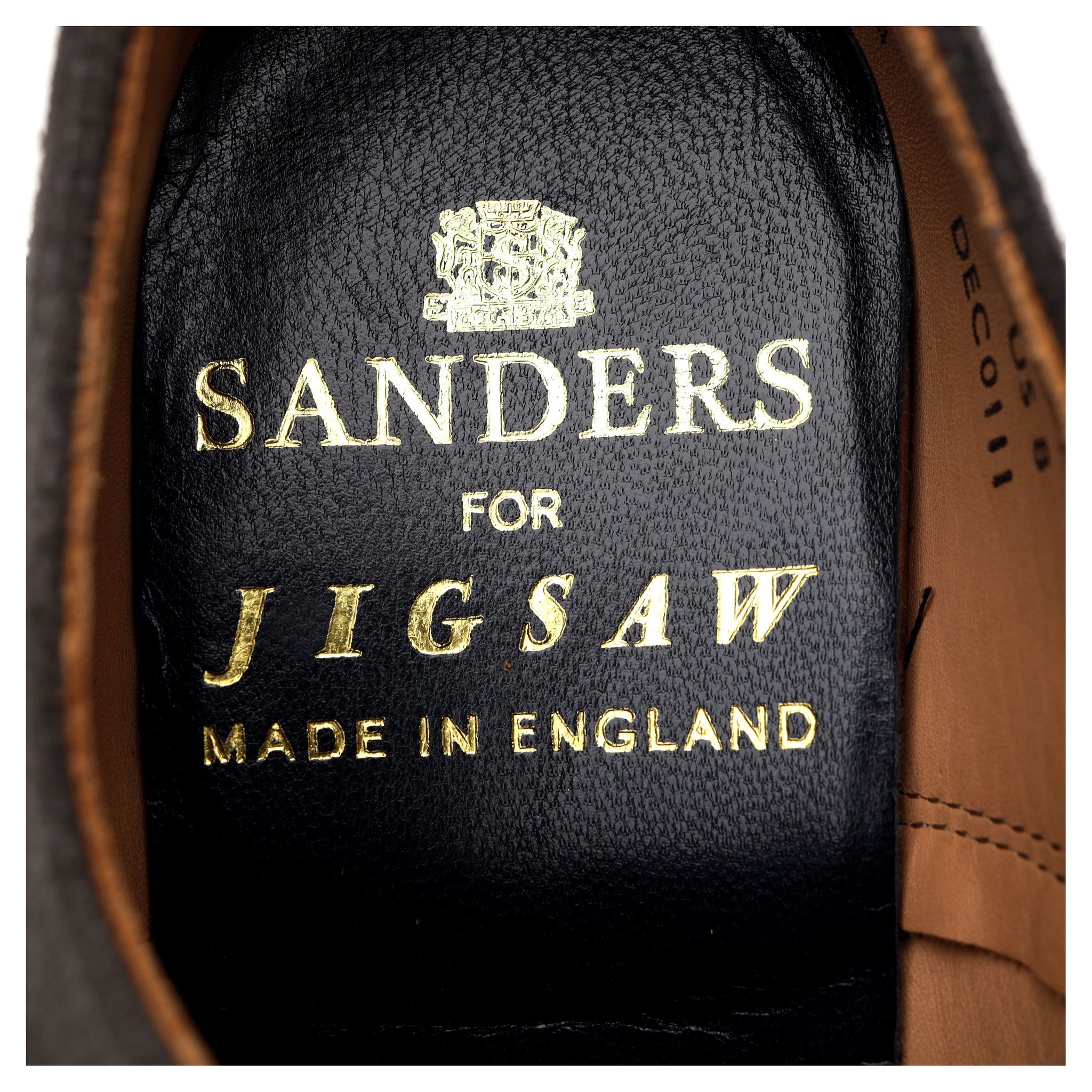 Sanders Archie derby daim gris 7 UK