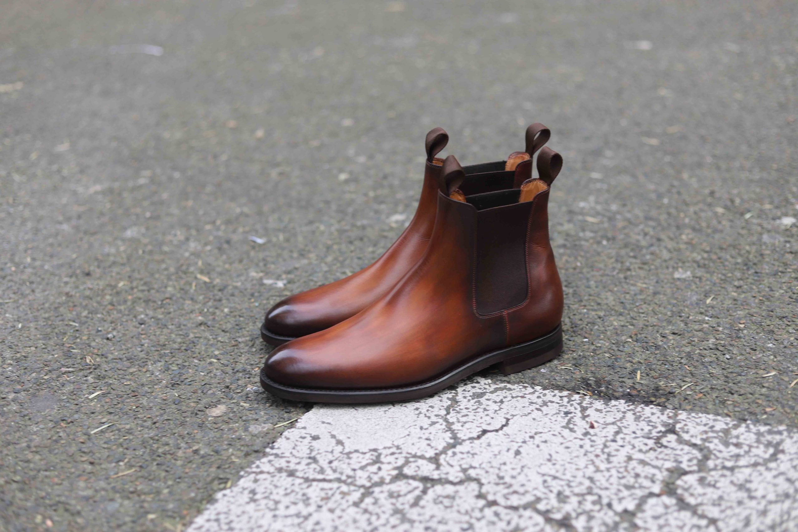 Malfroid Berrière boots chelsea cuir patiné