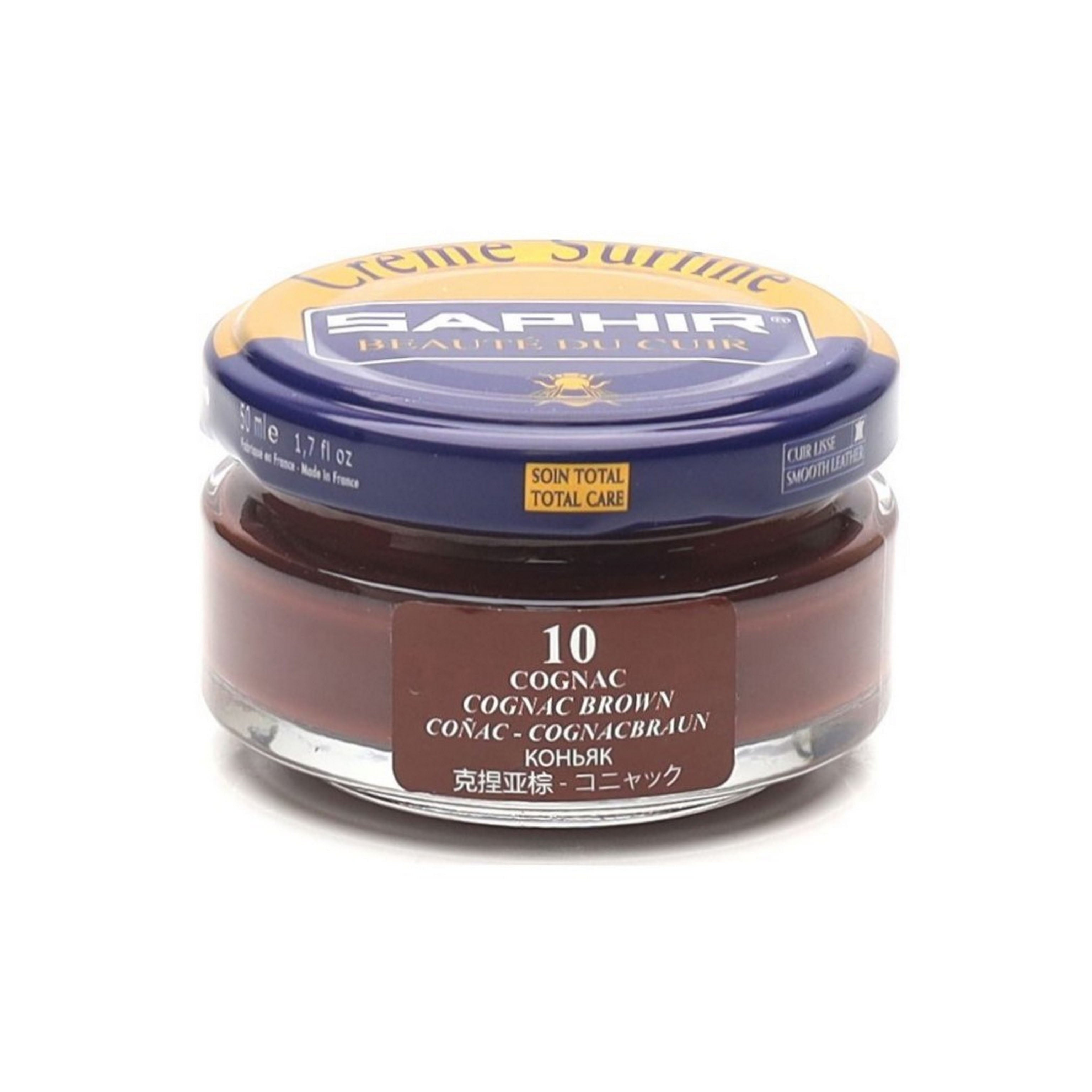 Saphir Crème Surfine cirage cuir 50 ml noir 01 nourrissant