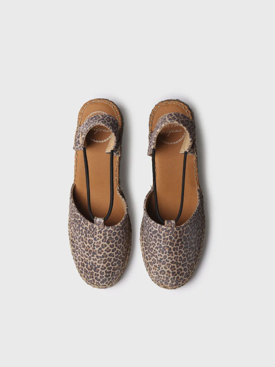 Toni Pons Telma-LE espadrilles imprimé animal compensées 6 cm