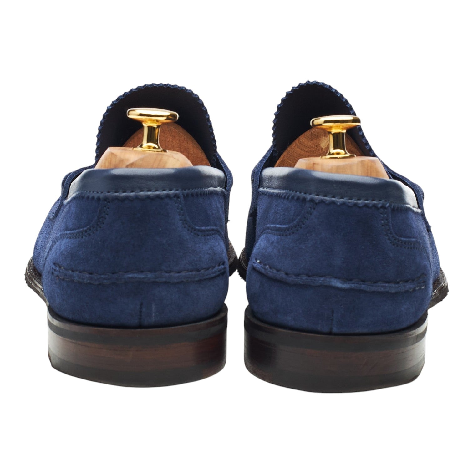 Cheaney Dover D mocassins suède bleu pointure UK 12