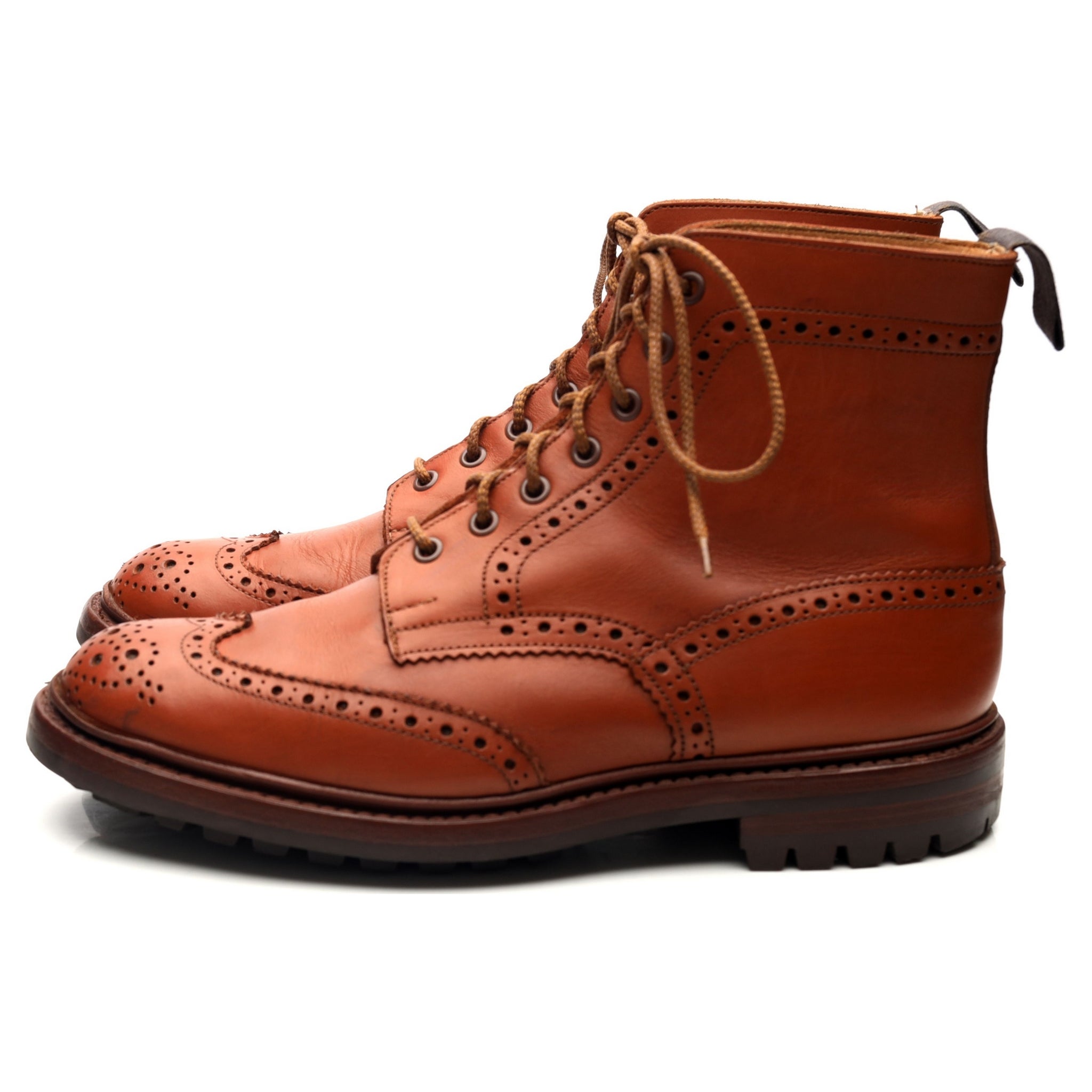 Tricker's Malton boots cuir marron UK 9 brogues