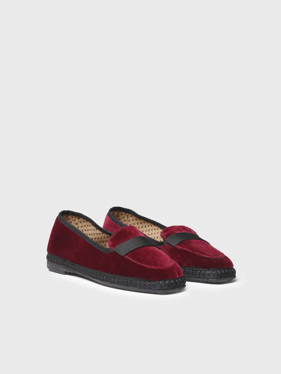 Toni Pons Celine mocassin velours noir plat