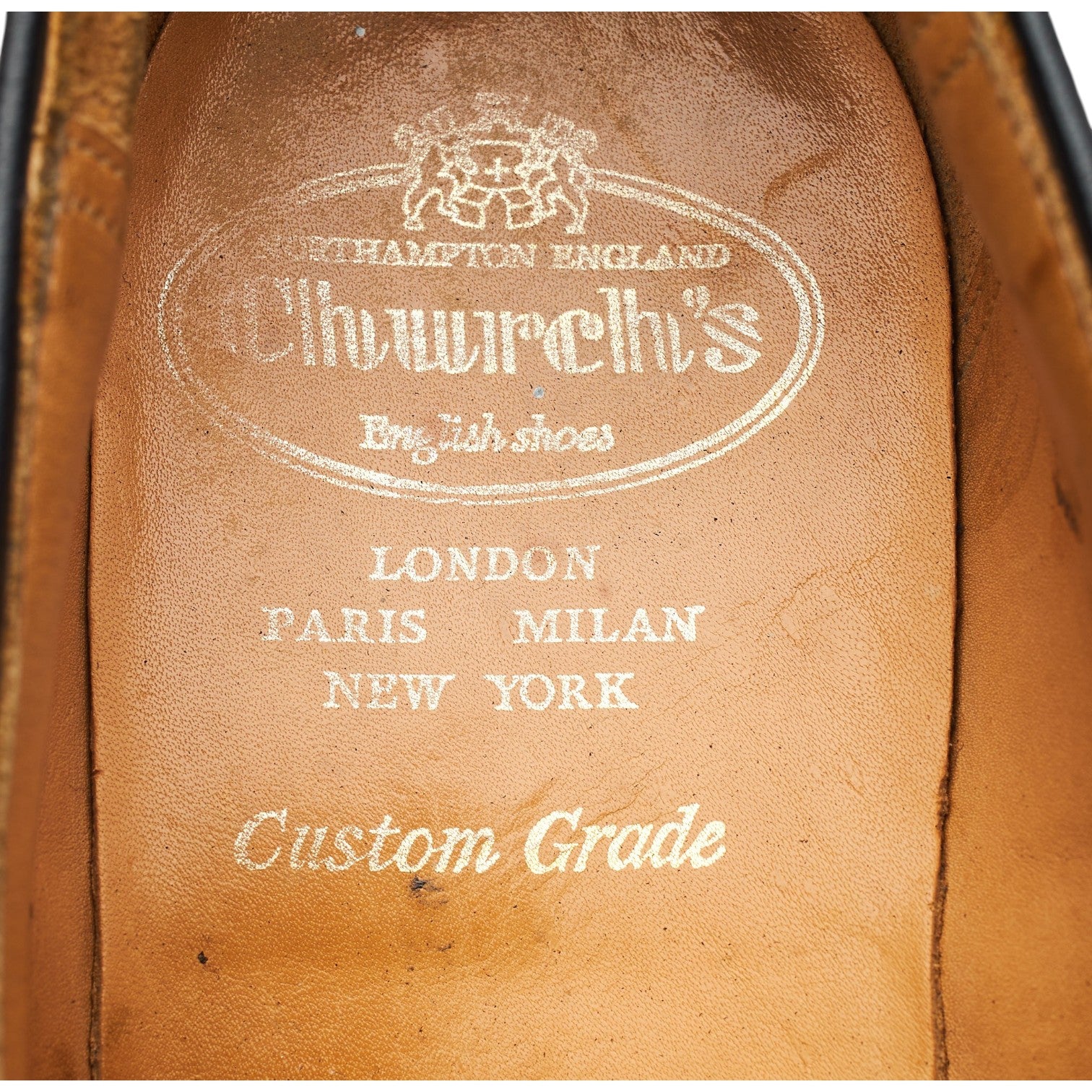 Church's Hertford mocassins cuir noir pointure UK 7 large