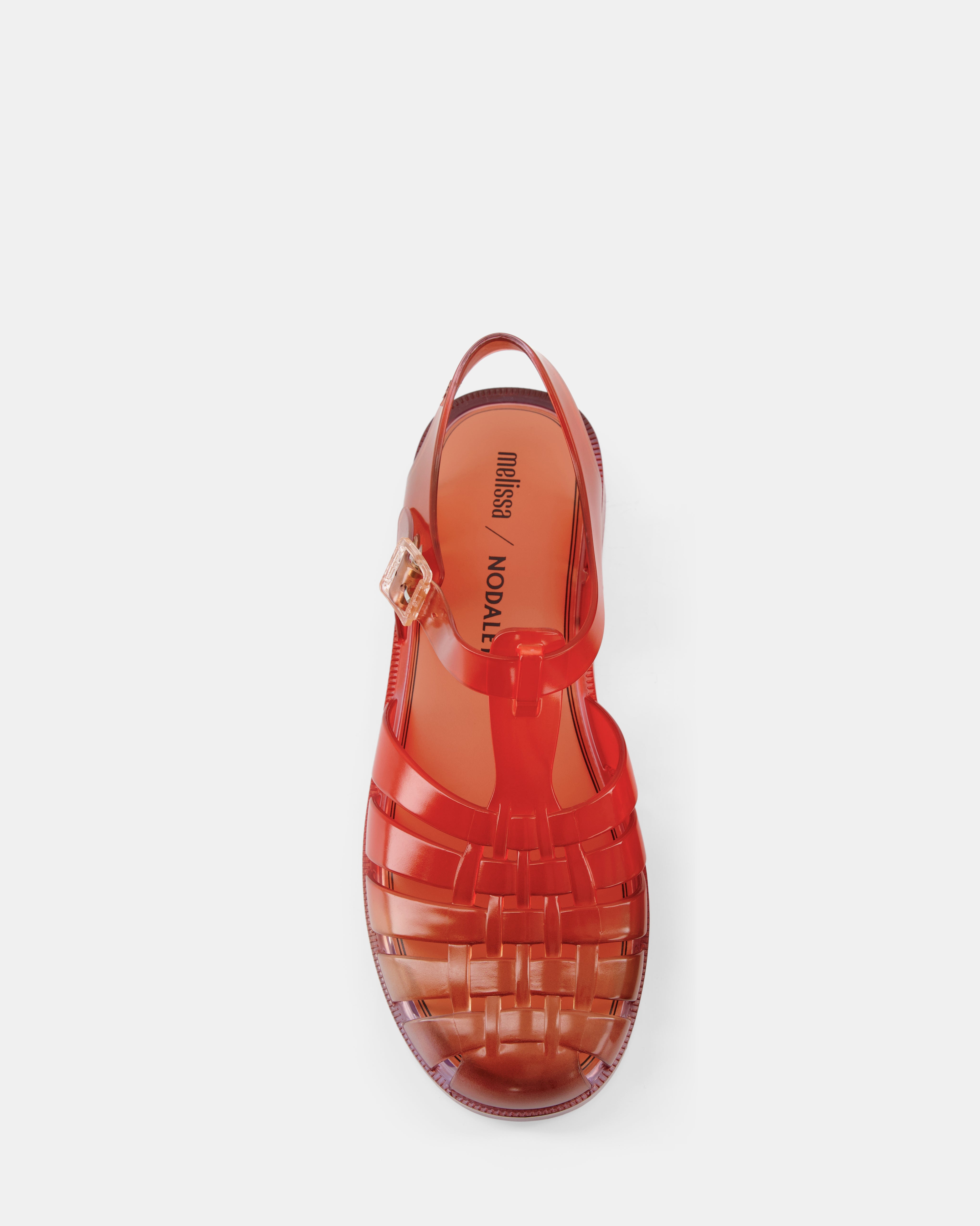 Nodaleto x Melissa Possession sandales tangerine sunset confort